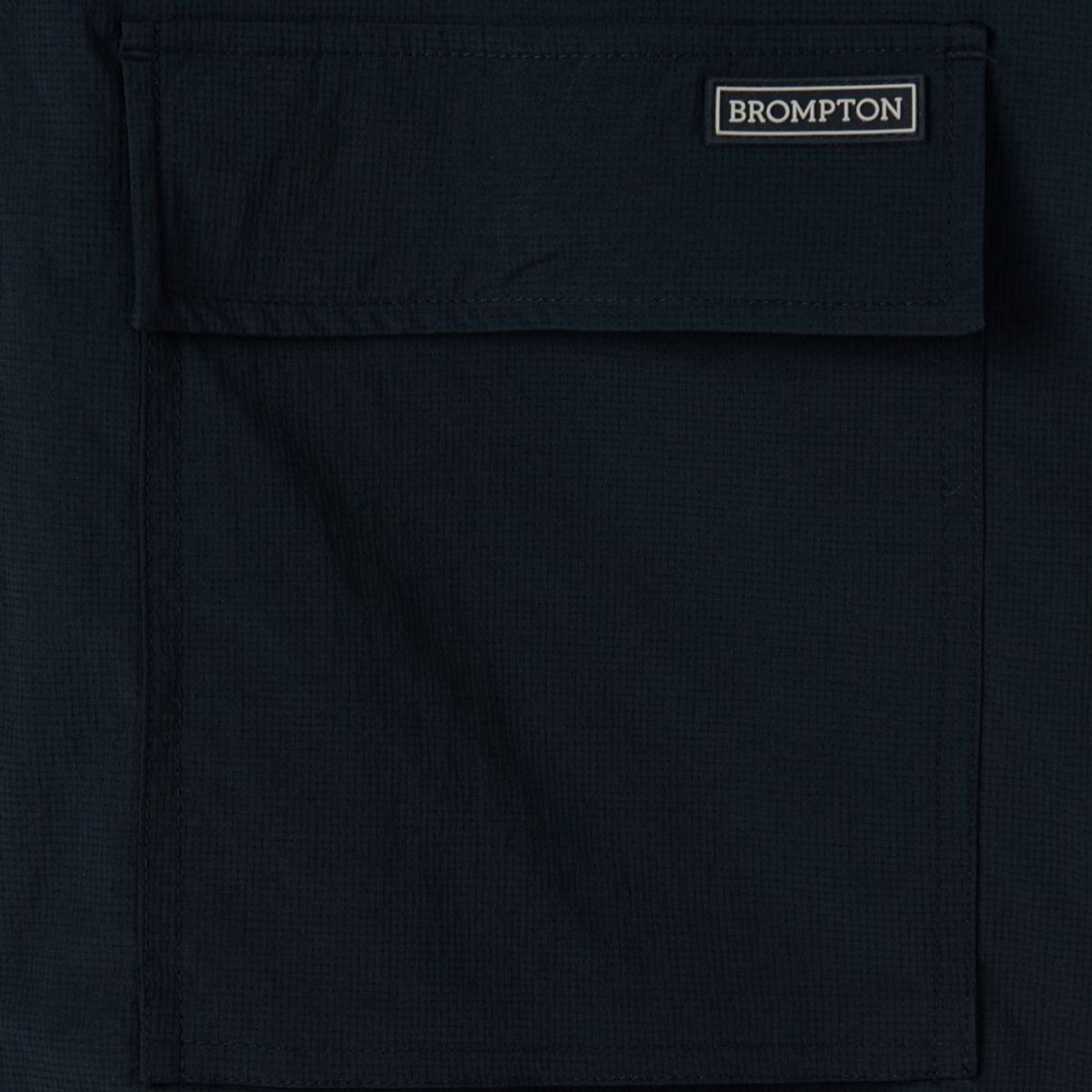 브롬톤 런던(BROMPTON LONDON) AIRO SEERSUCKER HALF SLEEVE SHACKET - NAVY (P252MJK188)