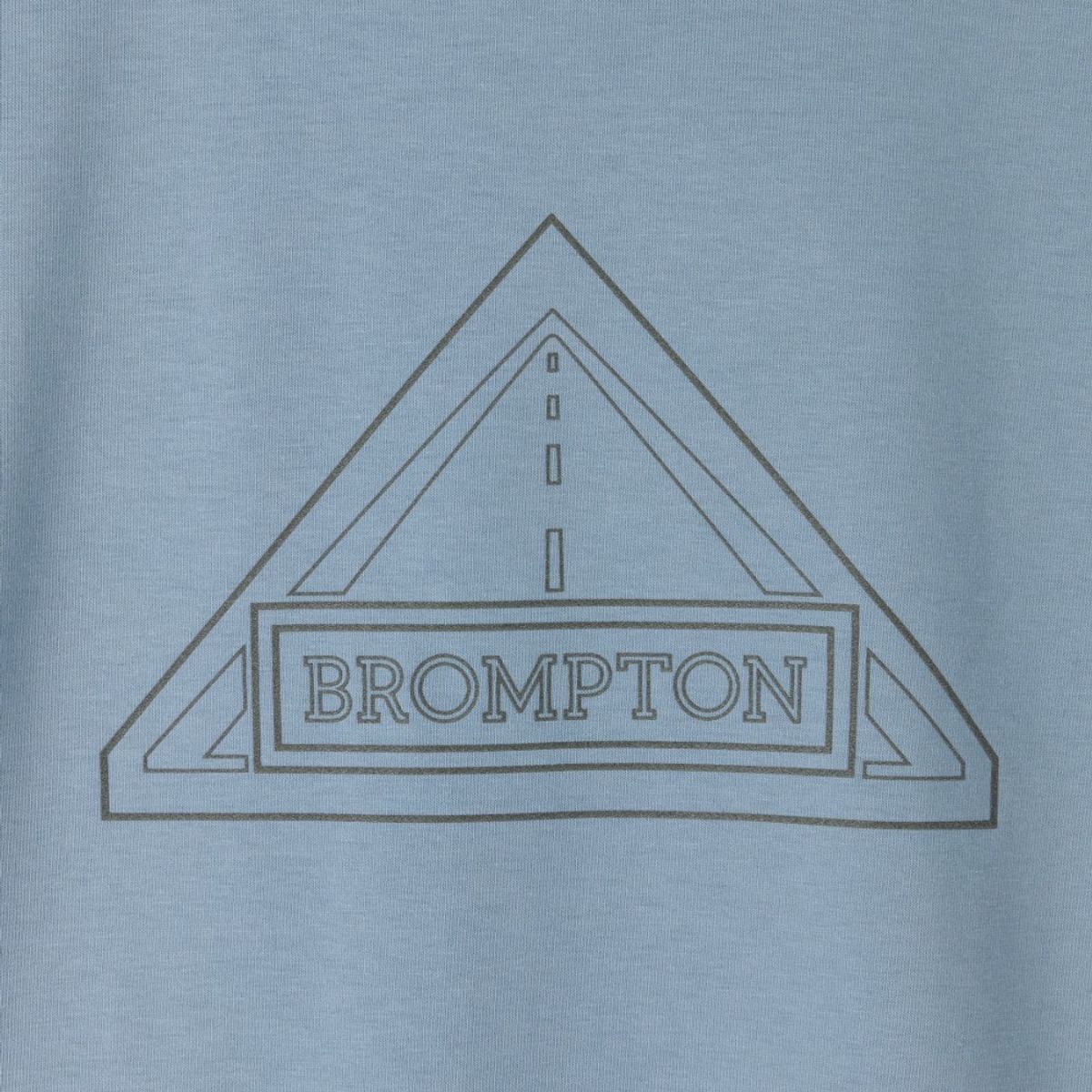 브롬톤 런던(BROMPTON LONDON) REFLECTIVE HALF SLEEVE T-SHIRT - L/BLUE (P252MTS134)