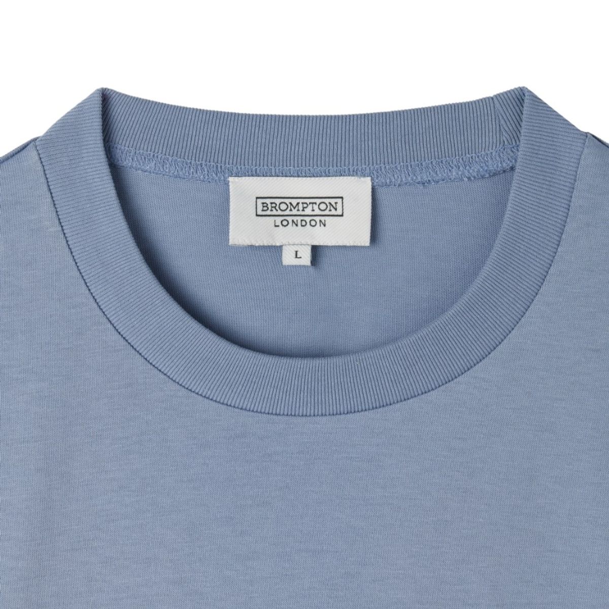 브롬톤 런던(BROMPTON LONDON) BASIC HALF SLEEVE T-SHIRT - BLUE (P252UTS431)