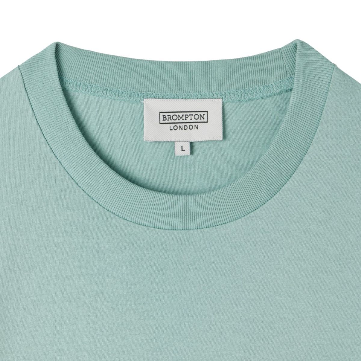 브롬톤 런던(BROMPTON LONDON) BASIC HALF SLEEVE T-SHIRT - MINT (P252UTS431)