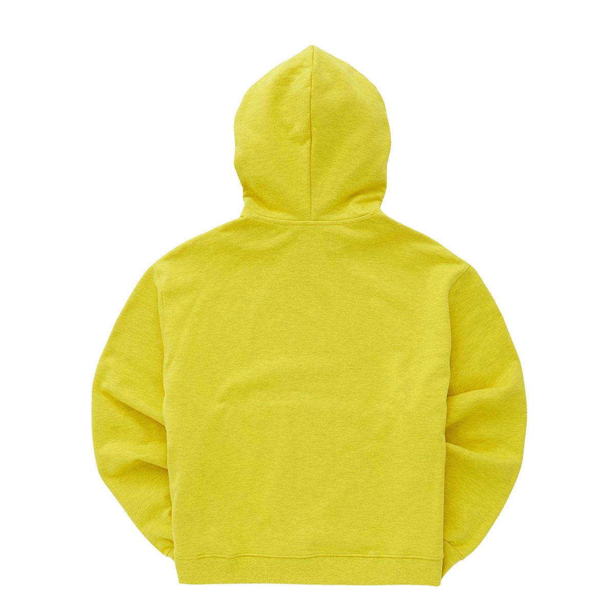 이이이알알알(EEERRR) Basic Logo Needlework Hoodie Melange Yellow