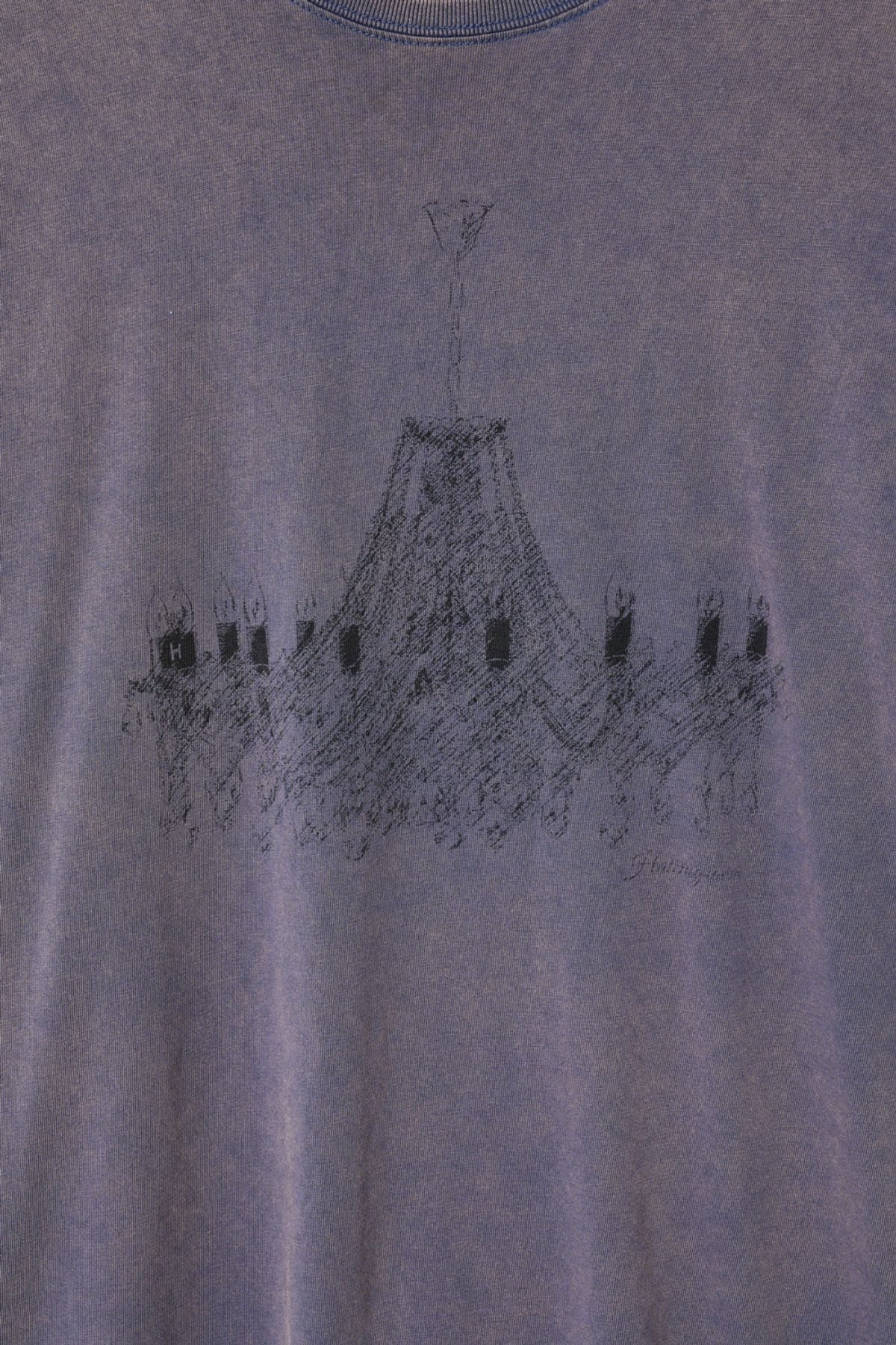 해칭룸(HATCHINGROOM) Chandelier Tee Bleached Blue
