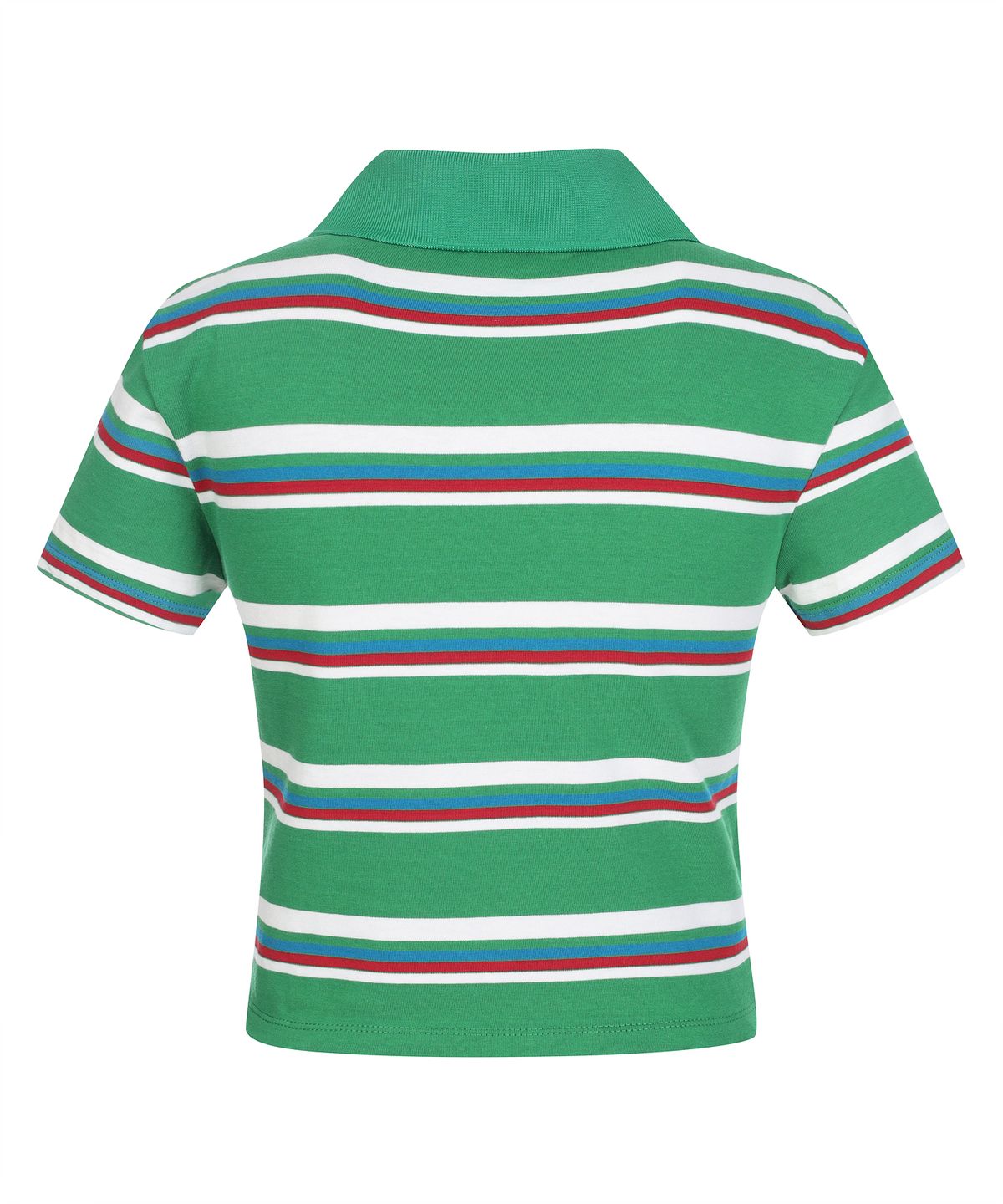 라라폭스(LALAFOX) STRIPED COLLAR T-SHIRT 스트라이프 카라 티셔츠 GREEN BR2CH002