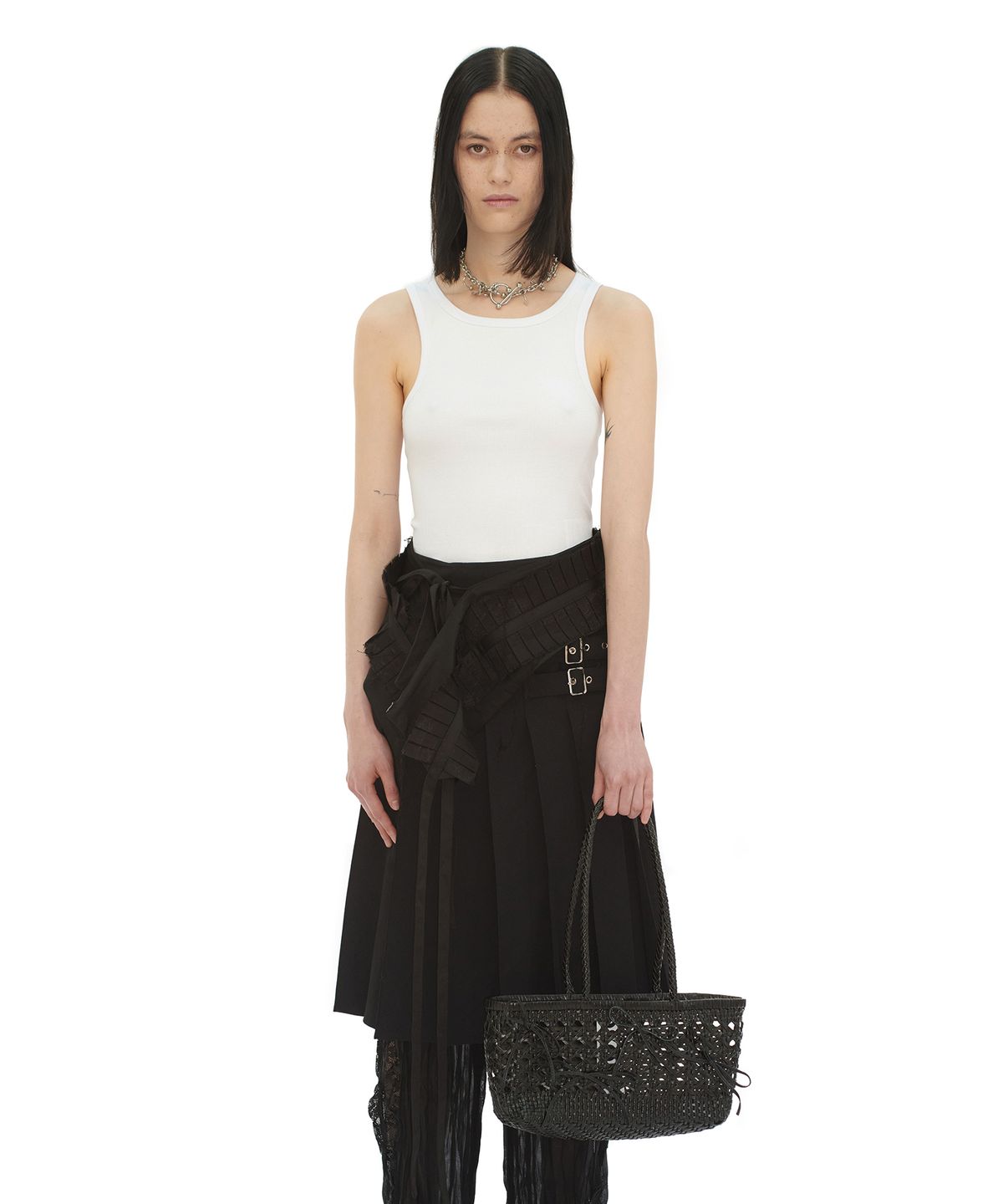 오소이(OSOI) BISCUIT SHOULDER BAG [BLACK]
