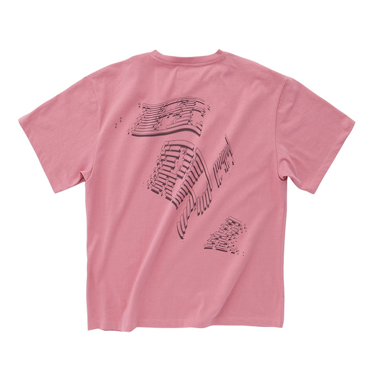 이이이알알알(EEERRR) Letter Graphic T-Shirt Pink