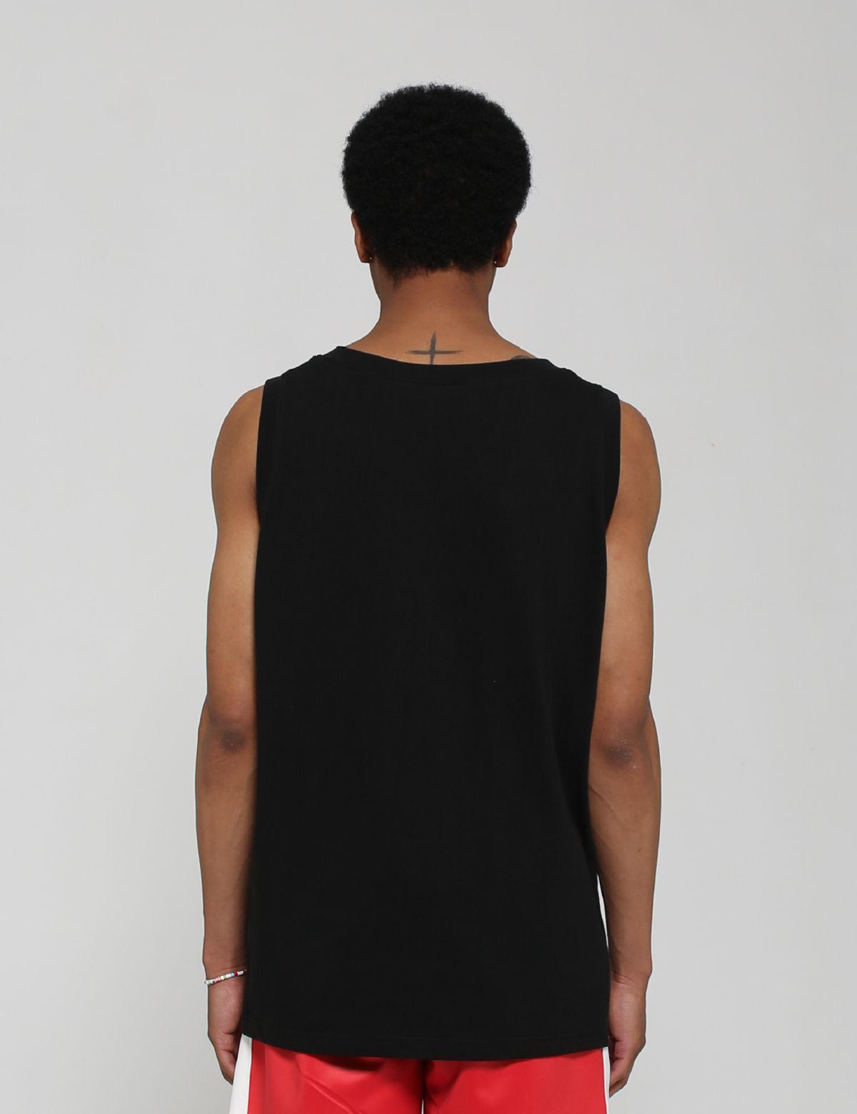 쿤타치(KUNTACH) x HANGOUT reflective sleeveless (black)