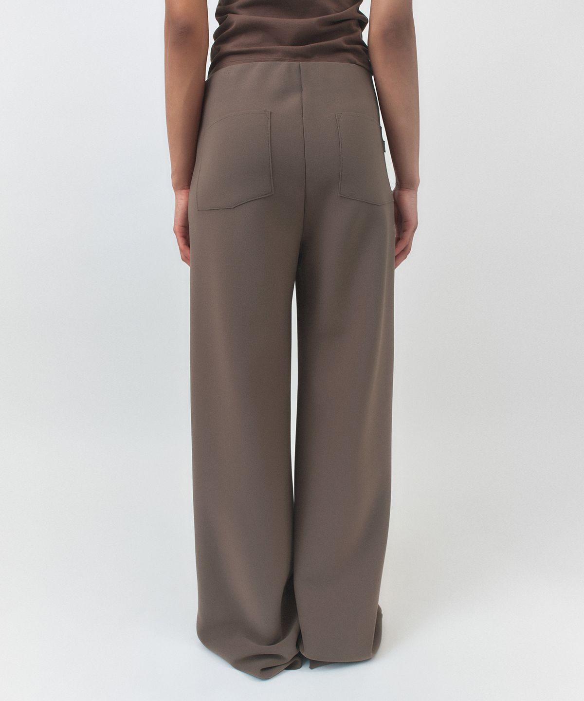 시메트릭 퍼센트(SYMMETRICPERCENT) 2Layer Span Trouser / Mocha