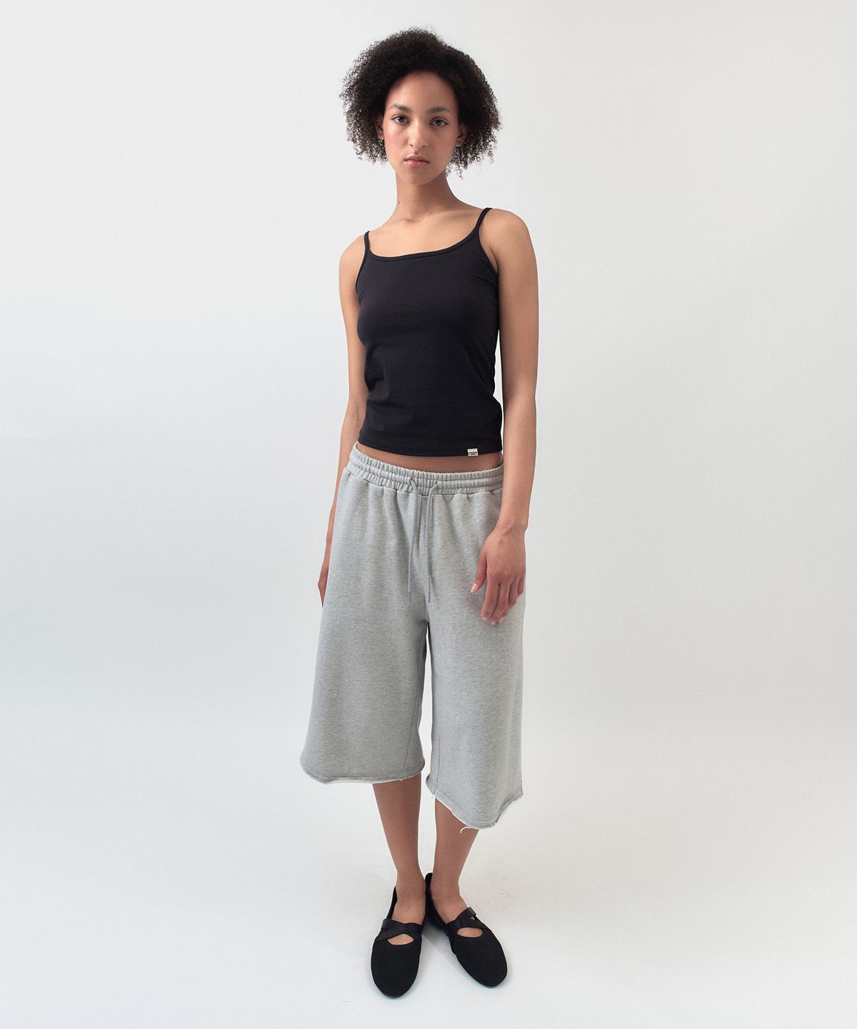 시메트릭 퍼센트(SYMMETRICPERCENT) Ballet Tank Top / Black