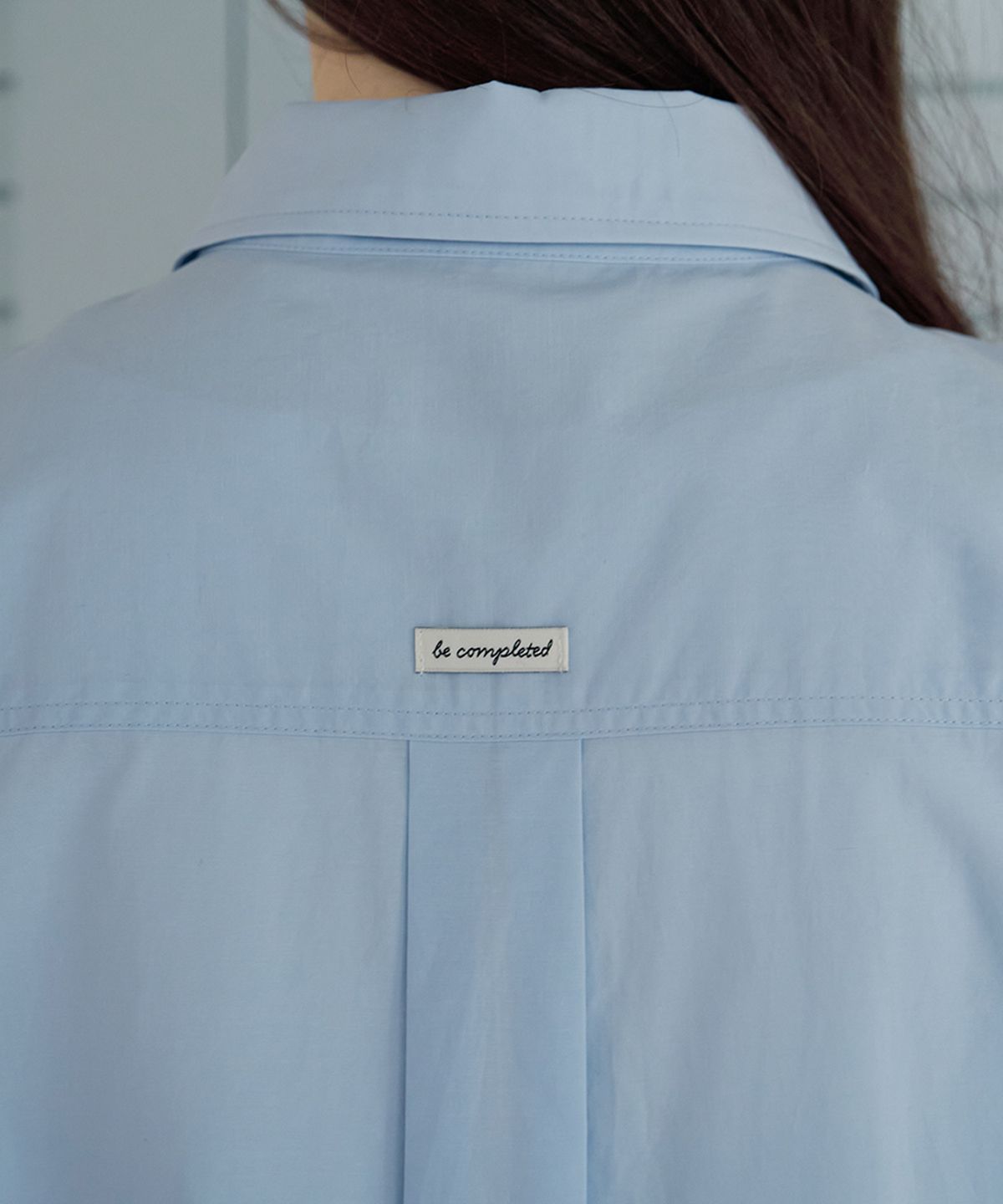벗튼(BUT'TON) Tencel Two Button Shirts (SkyBlue)
