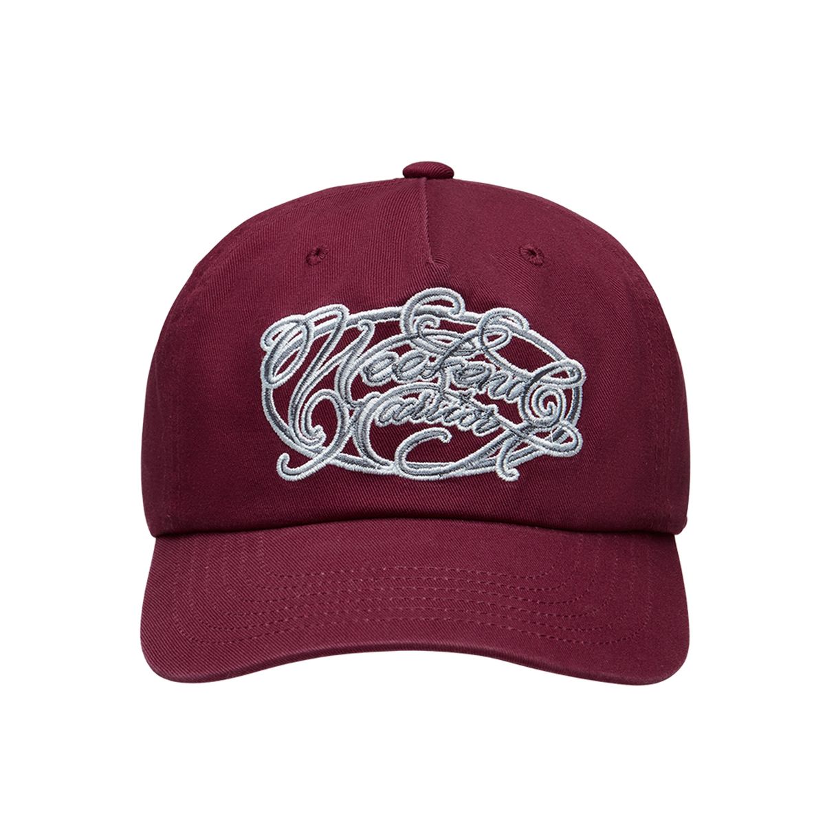 이이이알알알(EEERRR) Weekend Warrior Needlework 5Panels Ball Cap Burgundy