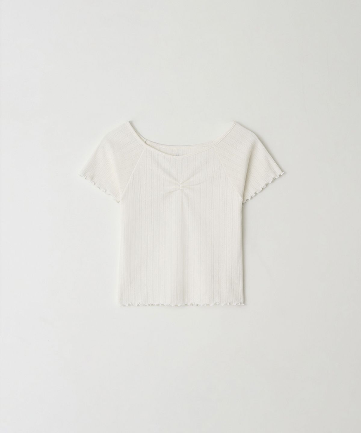 벗튼(BUT'TON) Punching Lace T-Shirts (Ivory)