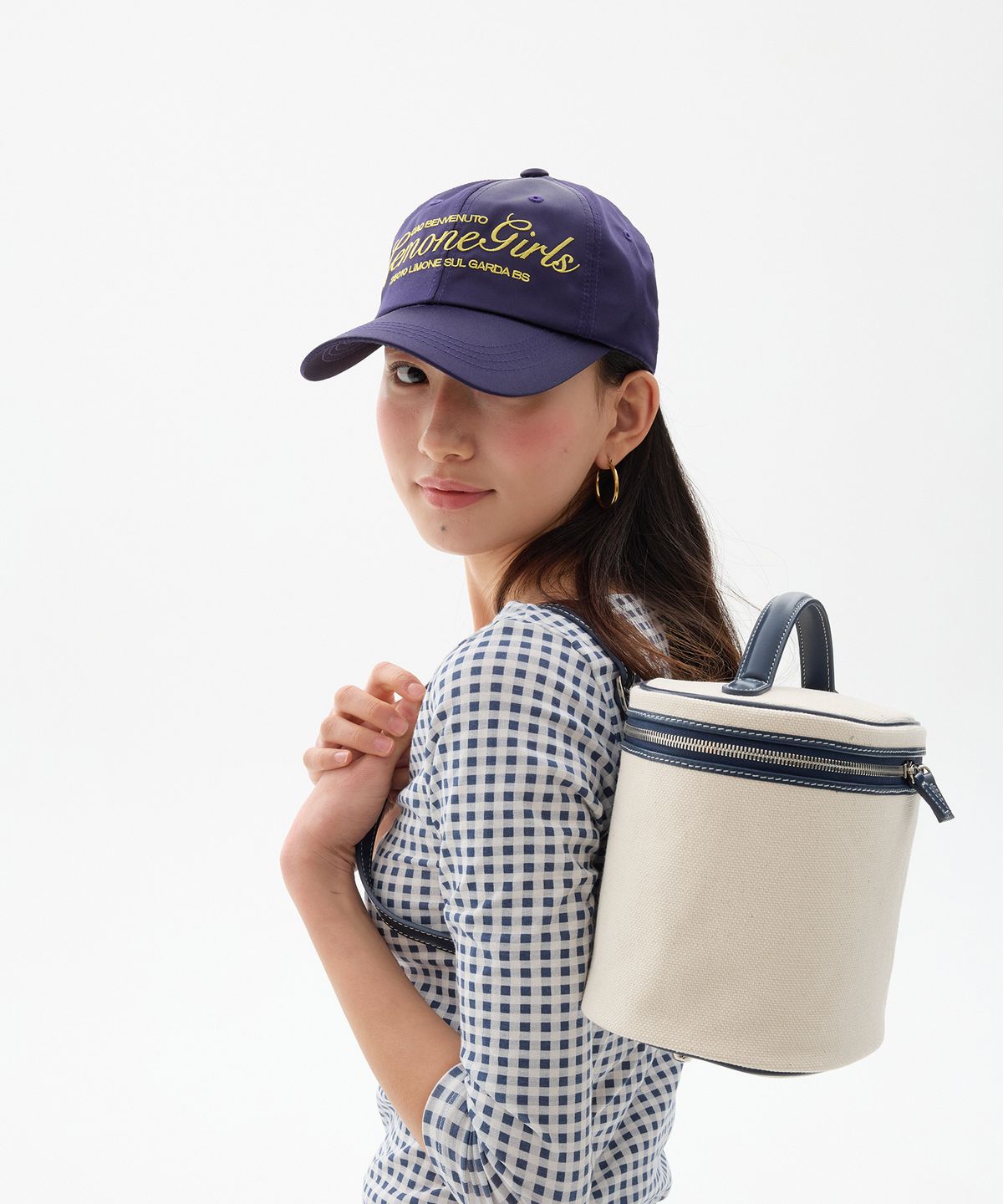리모네(LEMONE) lemone girls cap / navy