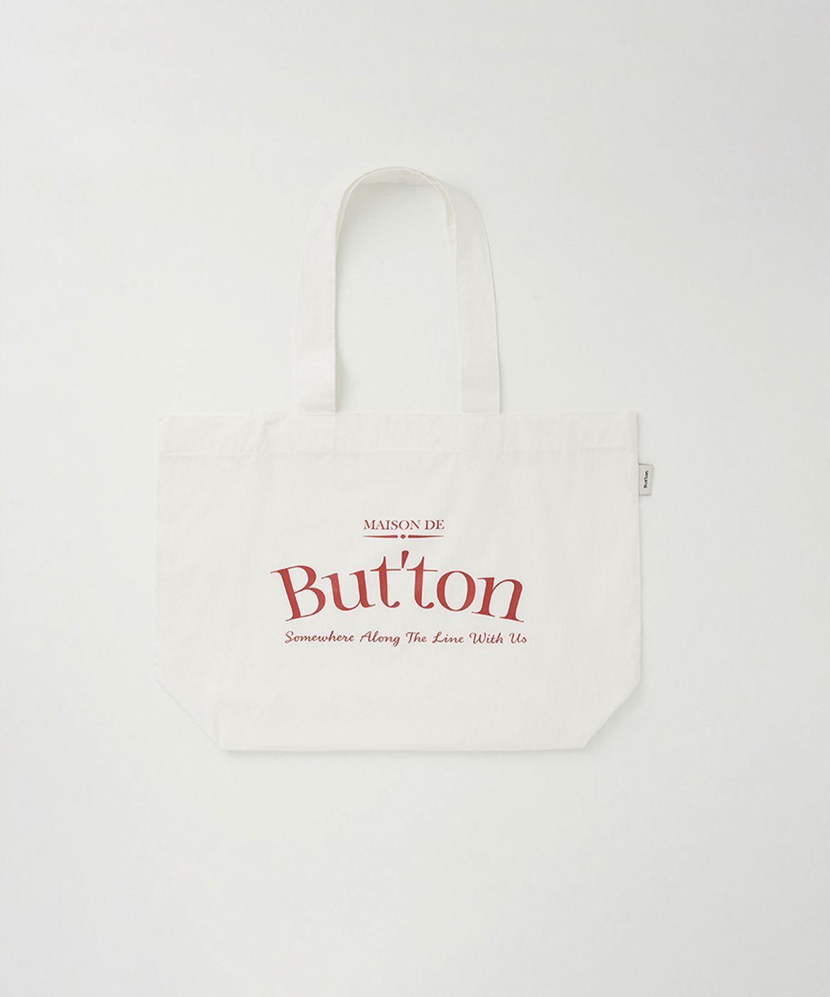 벗튼(BUT'TON) Button Logo EchoBag (Red)