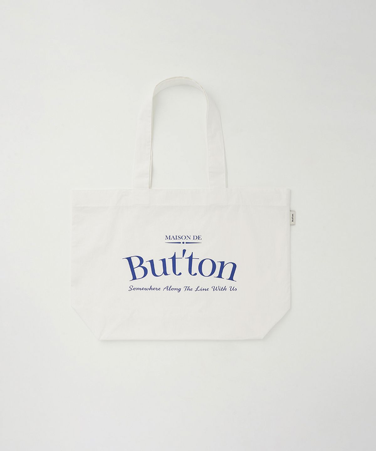 벗튼(BUT'TON) Button Logo EchoBag (Blue)