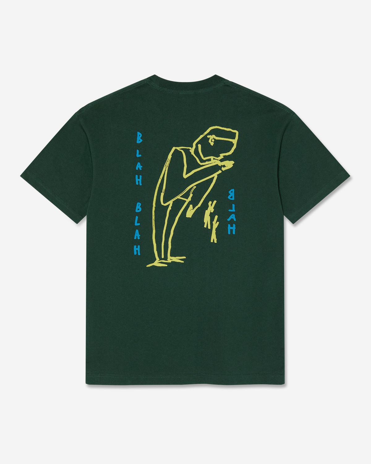 폴라(POLAR) BLAH BLAH BLAH TEE [DARK GREEN]