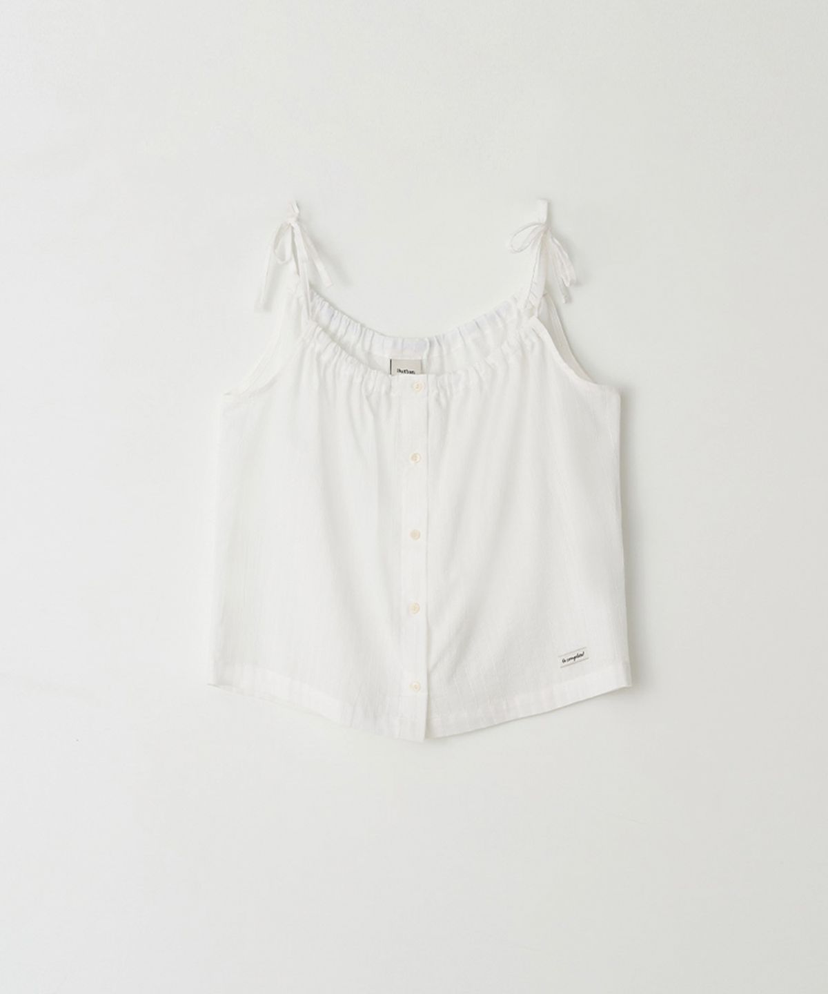 벗튼(BUT'TON) Banding Shirring Blouse (Ivory)