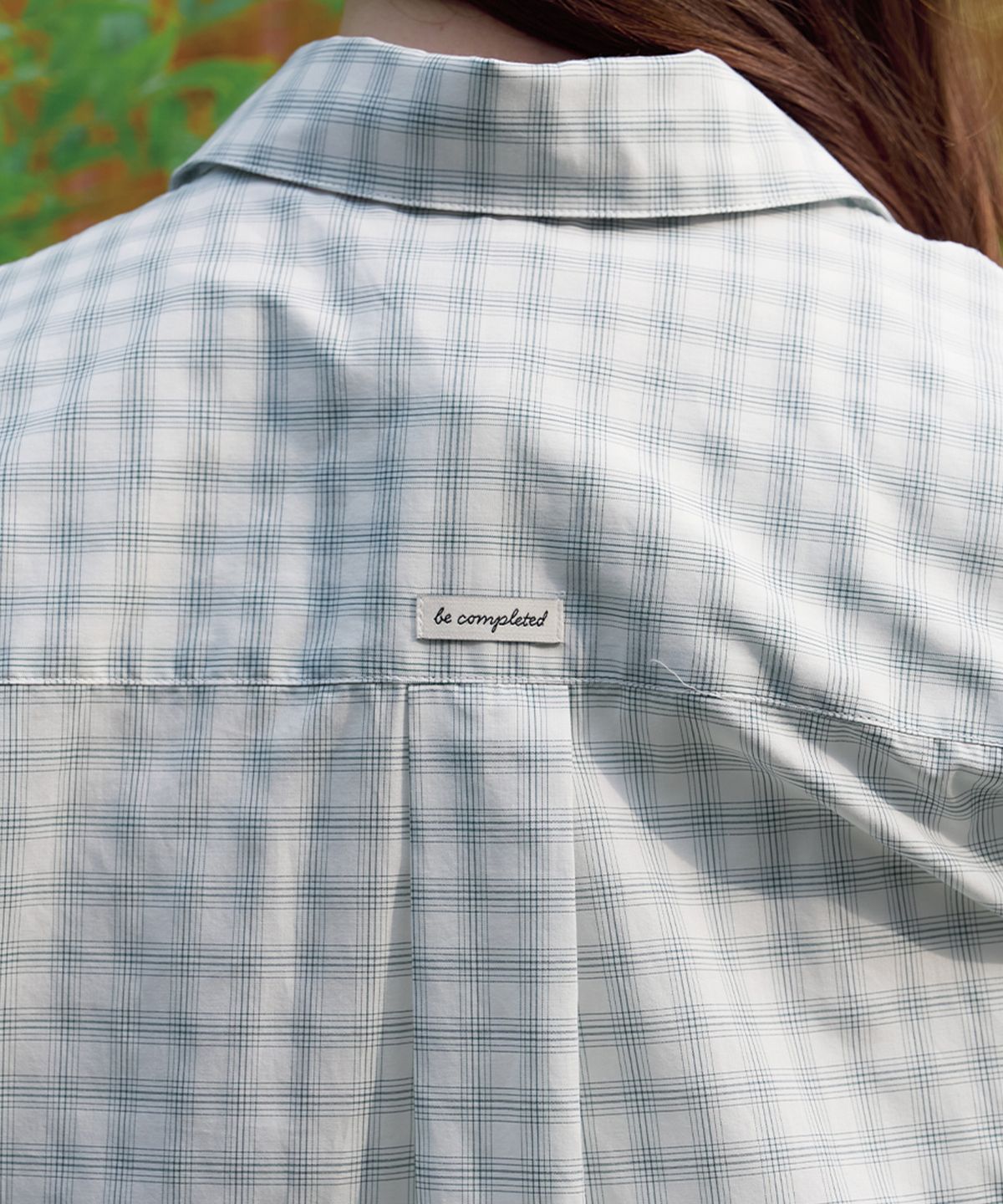 벗튼(BUT'TON) Sheer Check Shirts (Ivory)