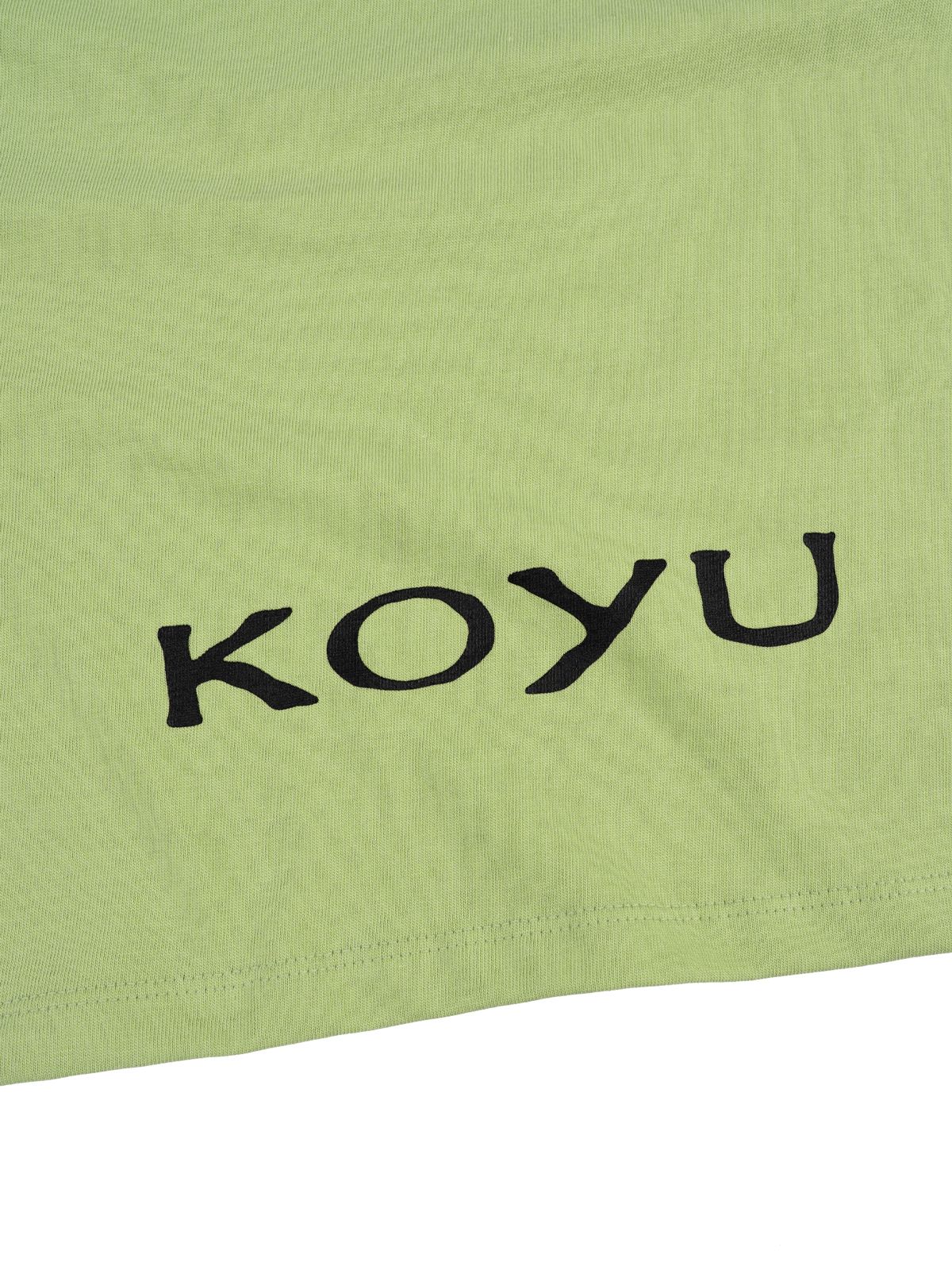 코유(KOYU) 피그먼트 티셔츠 라임