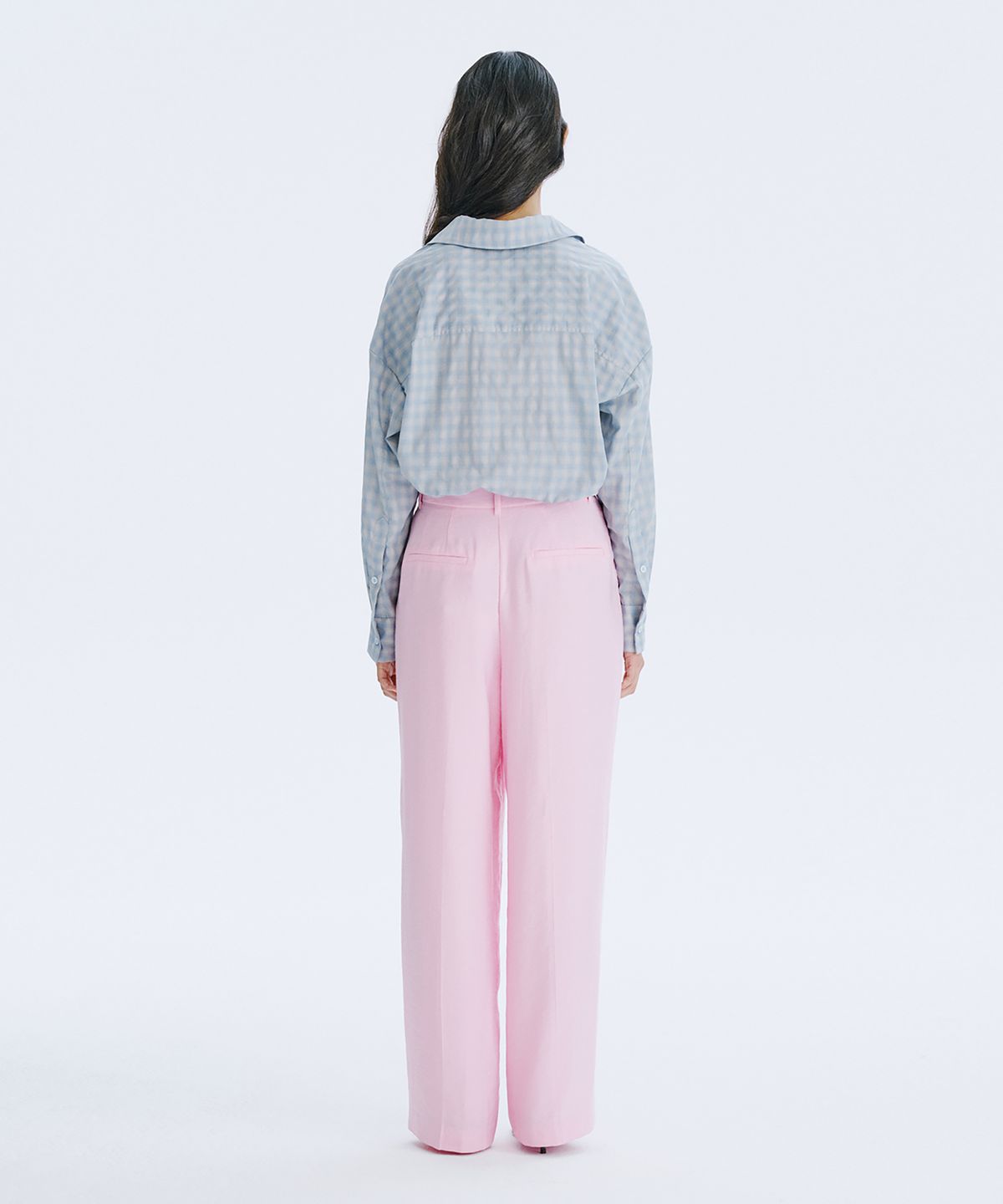 분더캄머(WNDERKAMMER) 80S CP V-neck Shirts_Blue