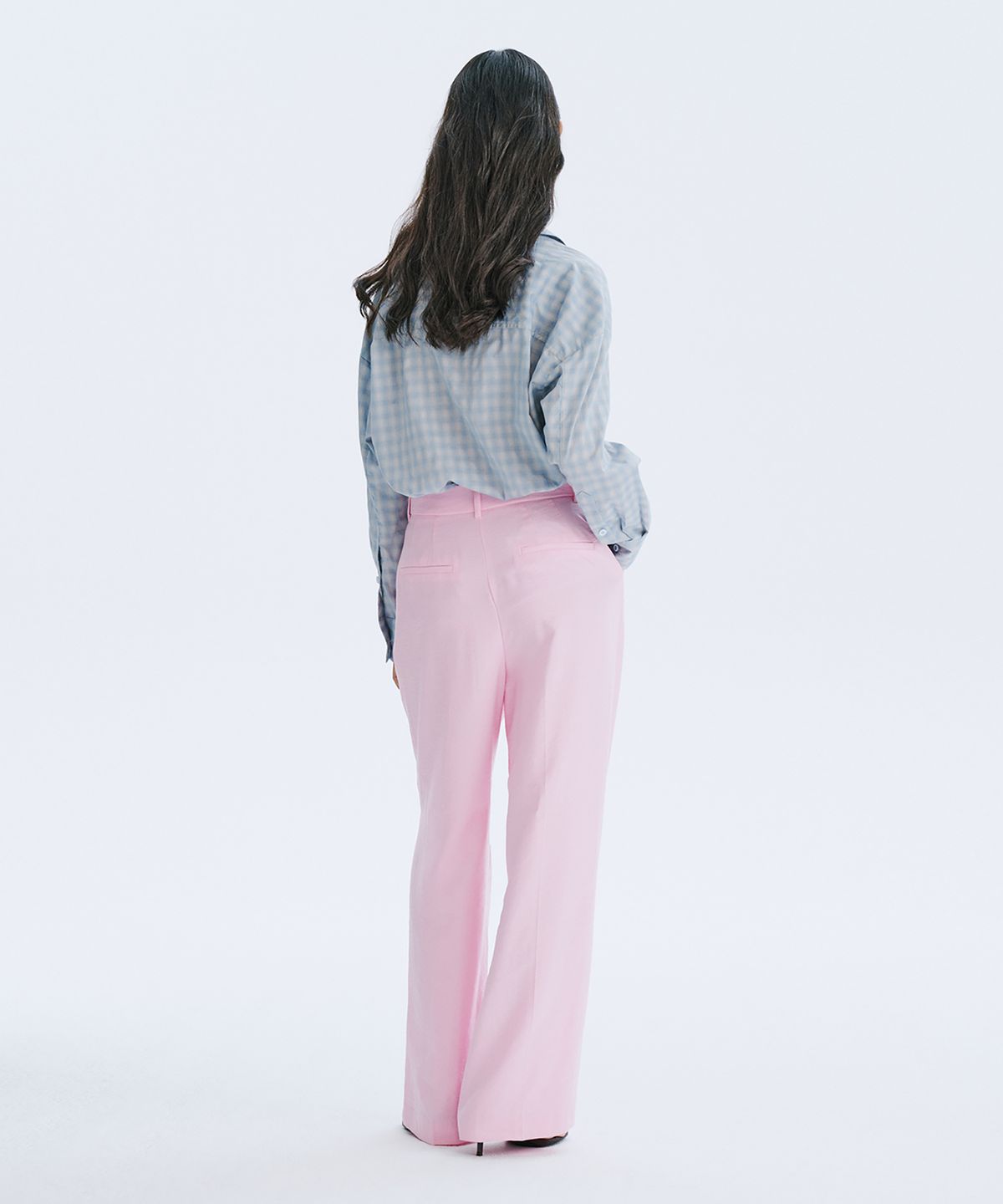 분더캄머(WNDERKAMMER) 80S CP V-neck Shirts_Blue