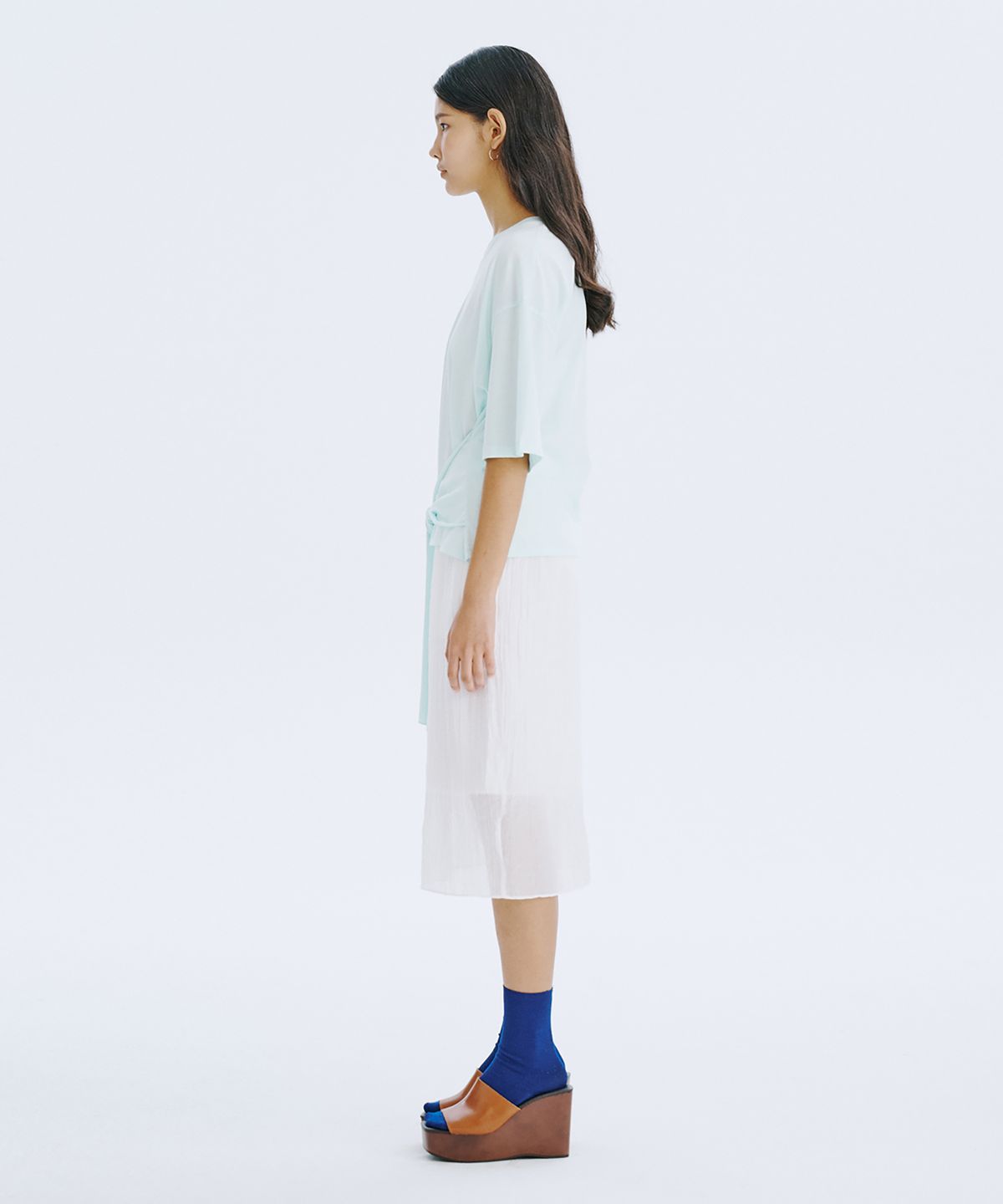 분더캄머(WNDERKAMMER) Waist Tied T_Mint
