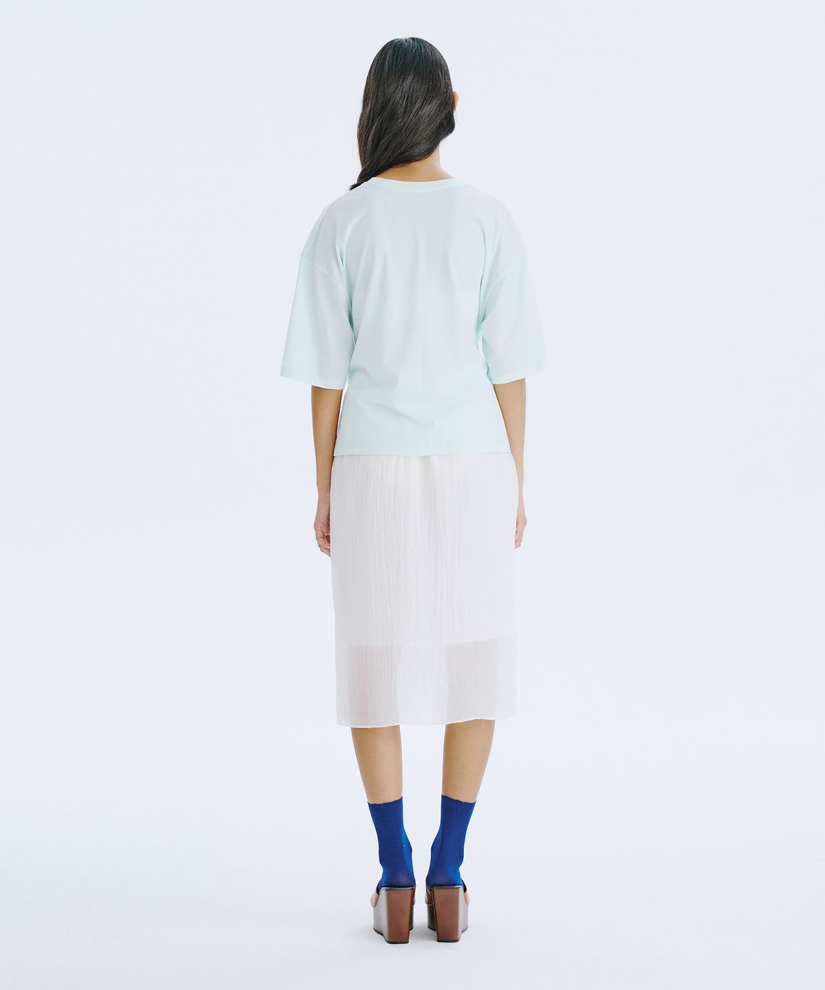 분더캄머(WNDERKAMMER) Waist Tied T_Mint