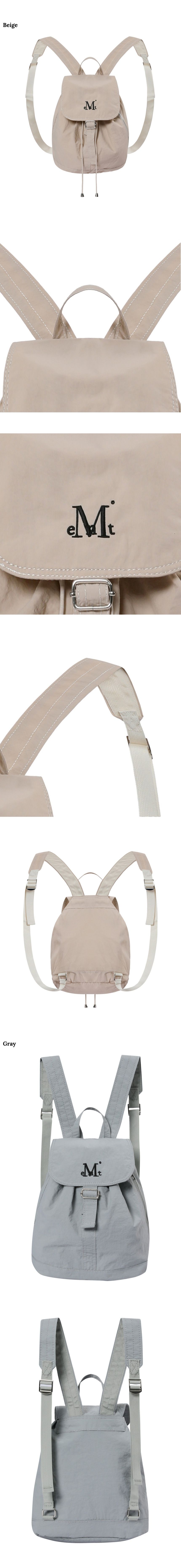 MUCENT ミュトミニバックパック ベージュ ALAND 韓国 UNISEX MUCENT