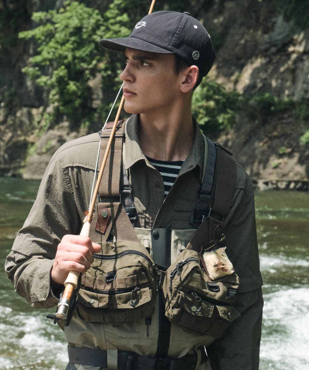 힐리먼트(HELEMENT) H55 루어 멀티 베스트 (KHAKI)