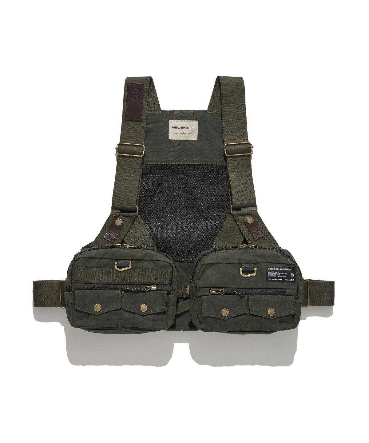 힐리먼트(HELEMENT) H55 루어 멀티 베스트 (KHAKI)