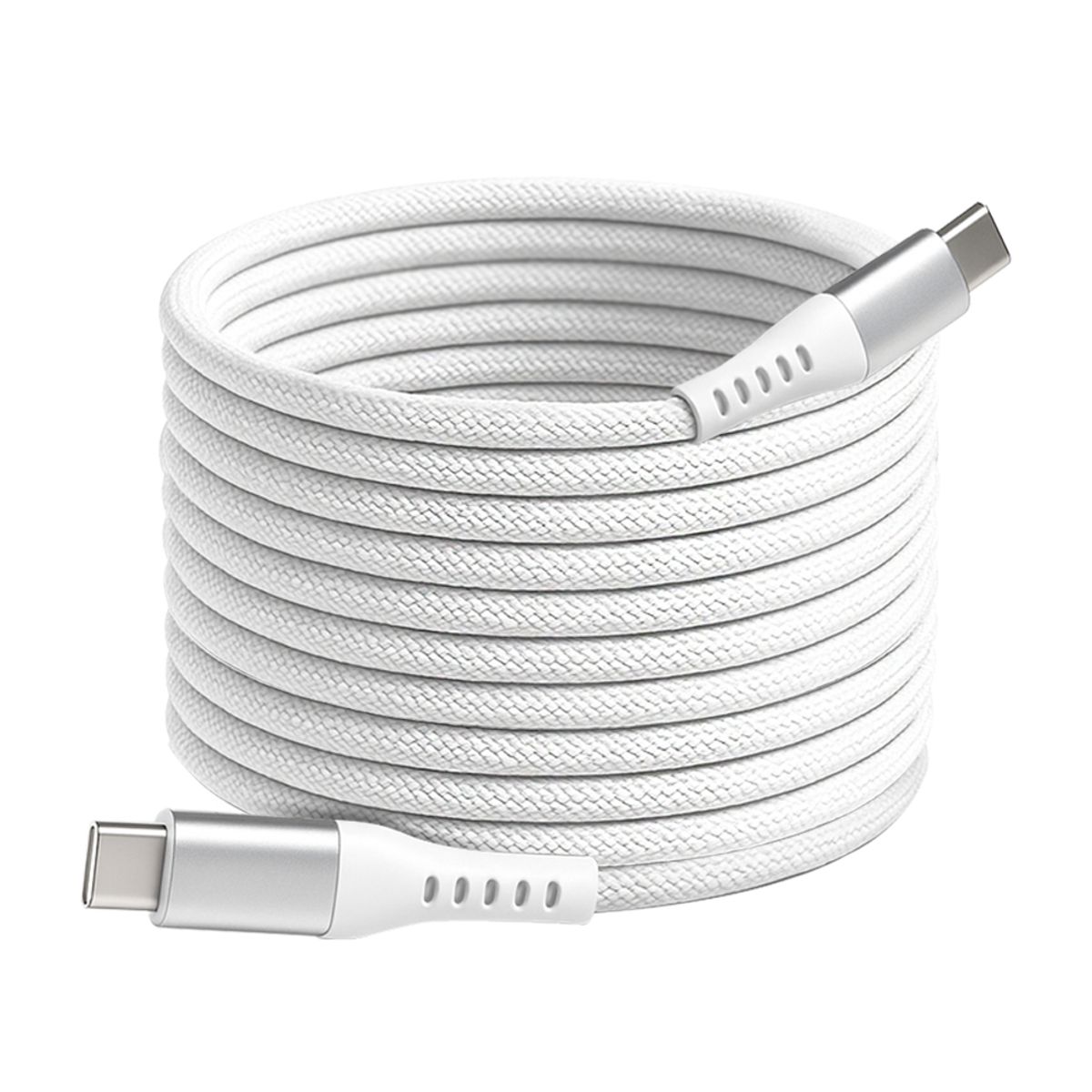 코시(COSY) 디오 자석형 꼬임방지 고속 충전 패브릭 케이블 2M (100W, C타입-C타입) UC4147C