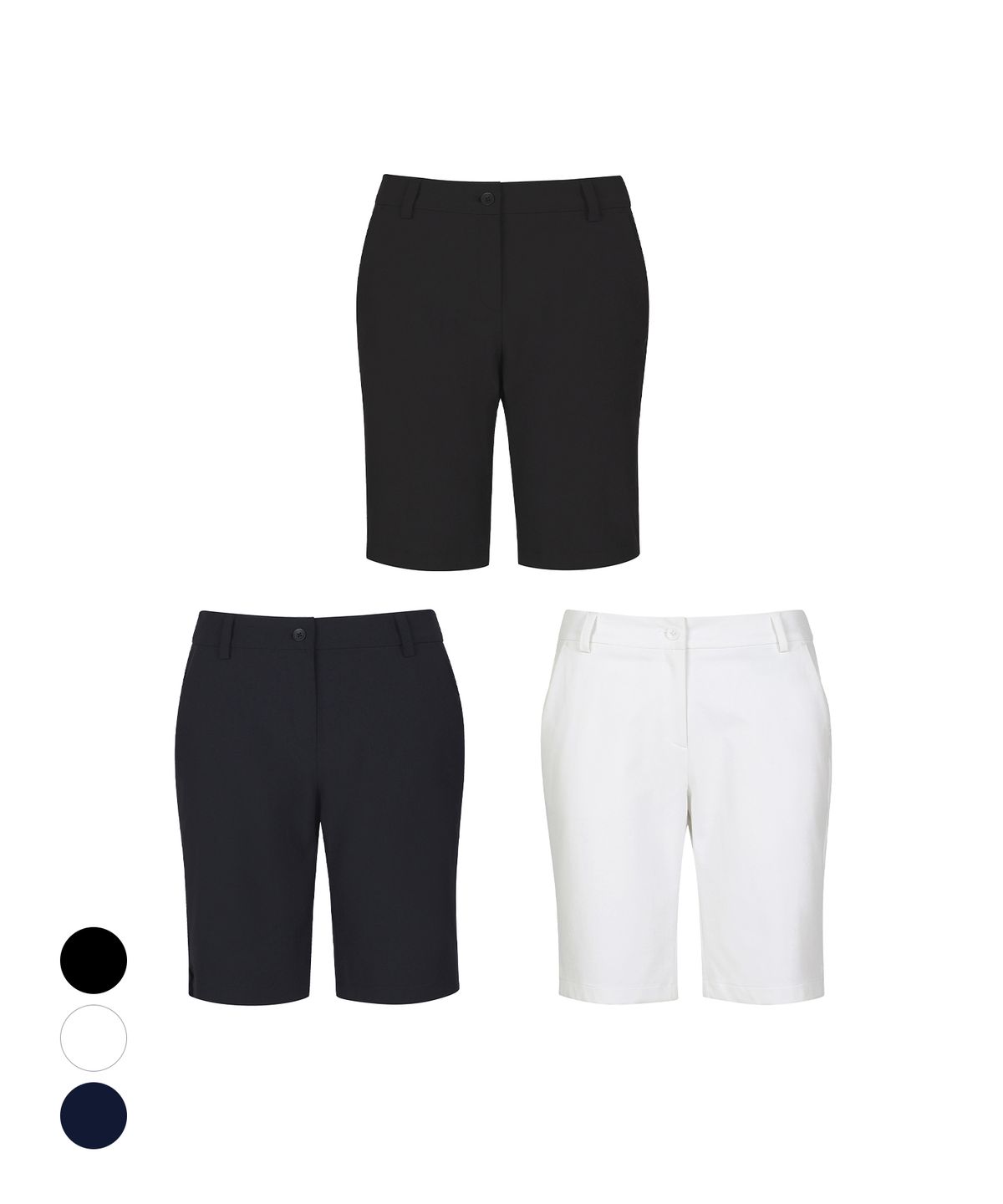 푸마 골프(PUMA GOLF) [2PACK] 여성 스트레치 하프팬츠