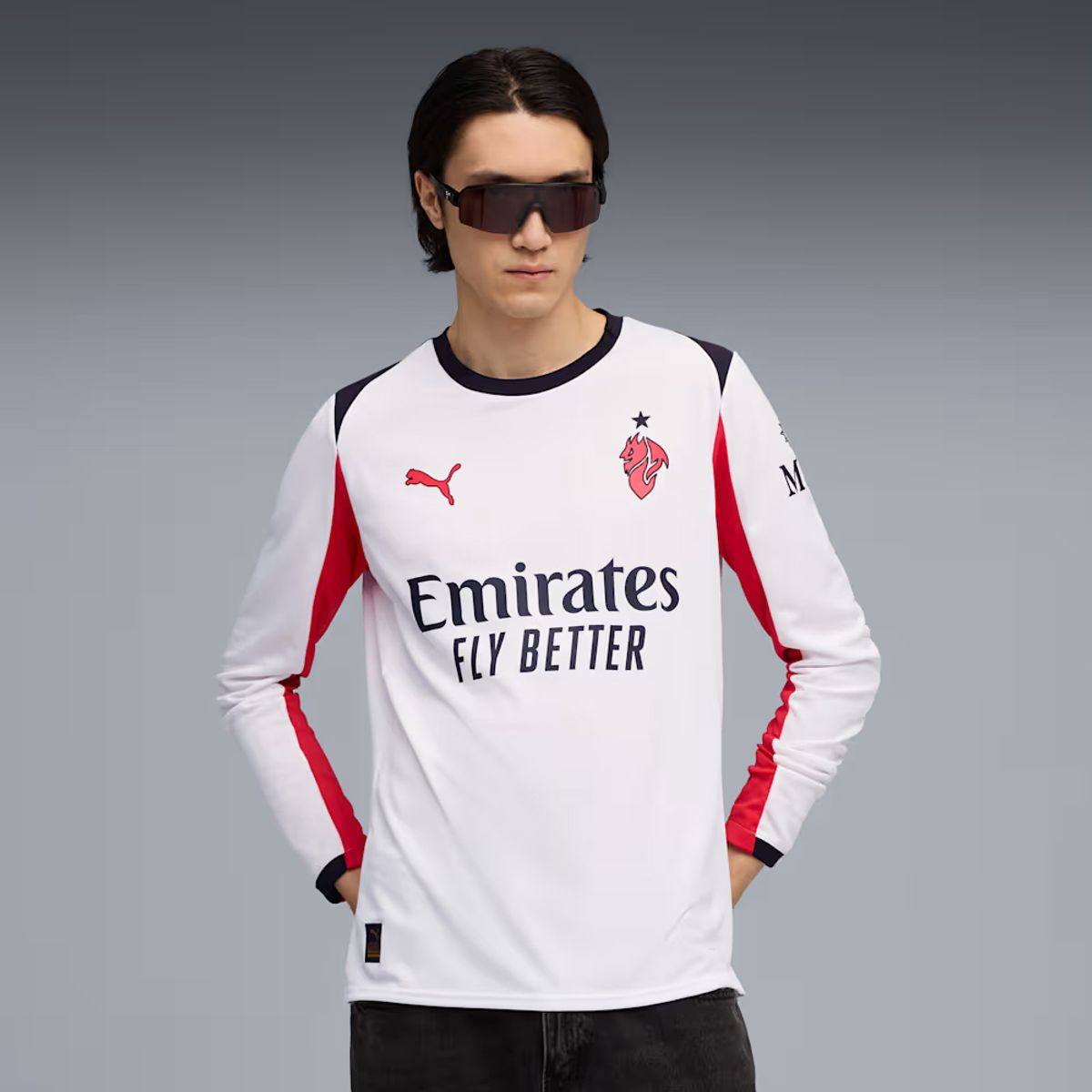 푸마(PUMA) AC밀란 25/26 어웨이 저지 레플리카 롱슬리브