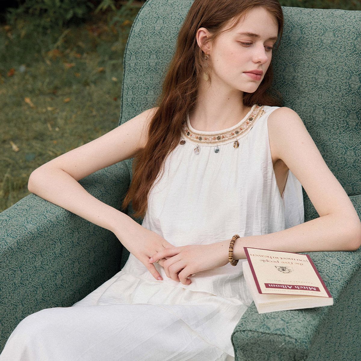 웬스데이딜라잇(WEDNESDAY DELIGHT) WD_Vacation layered sleeveless dress