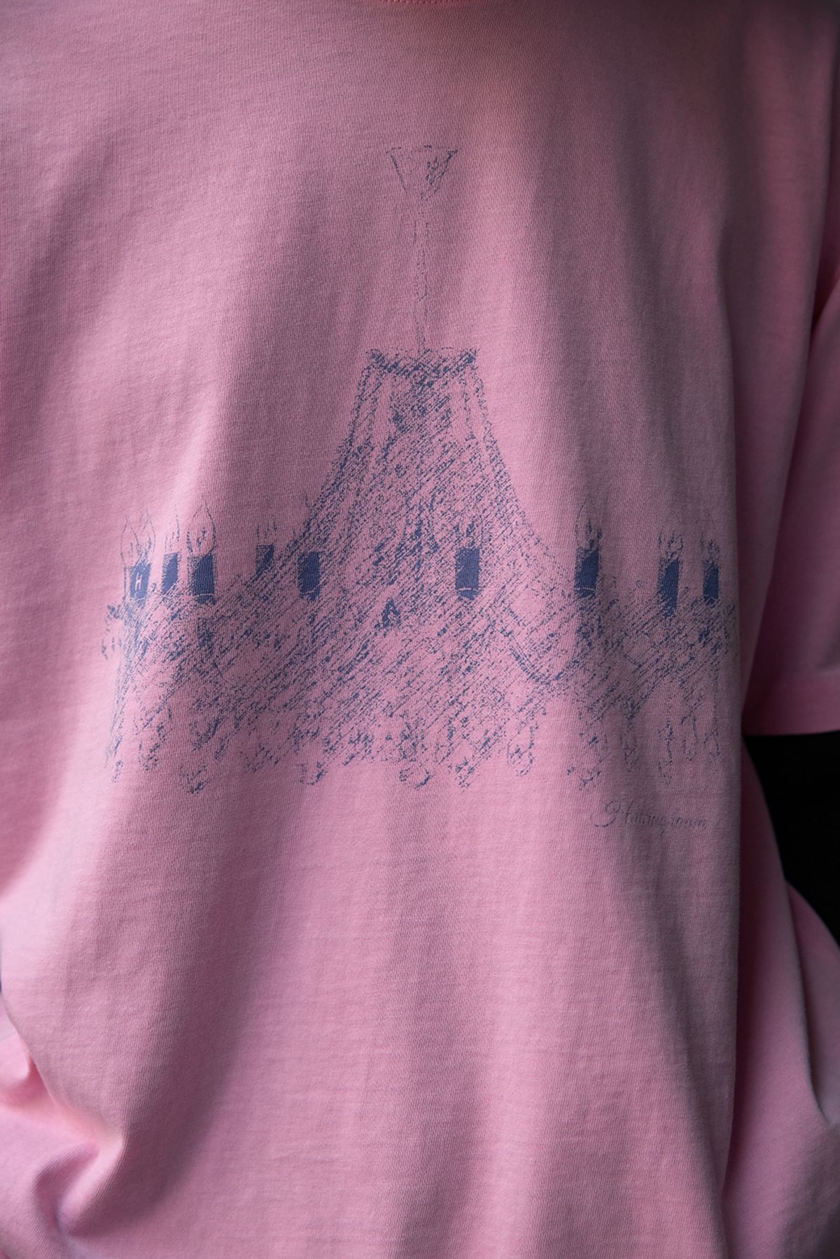 해칭룸(HATCHINGROOM) Chandelier Tee Bleached Pink