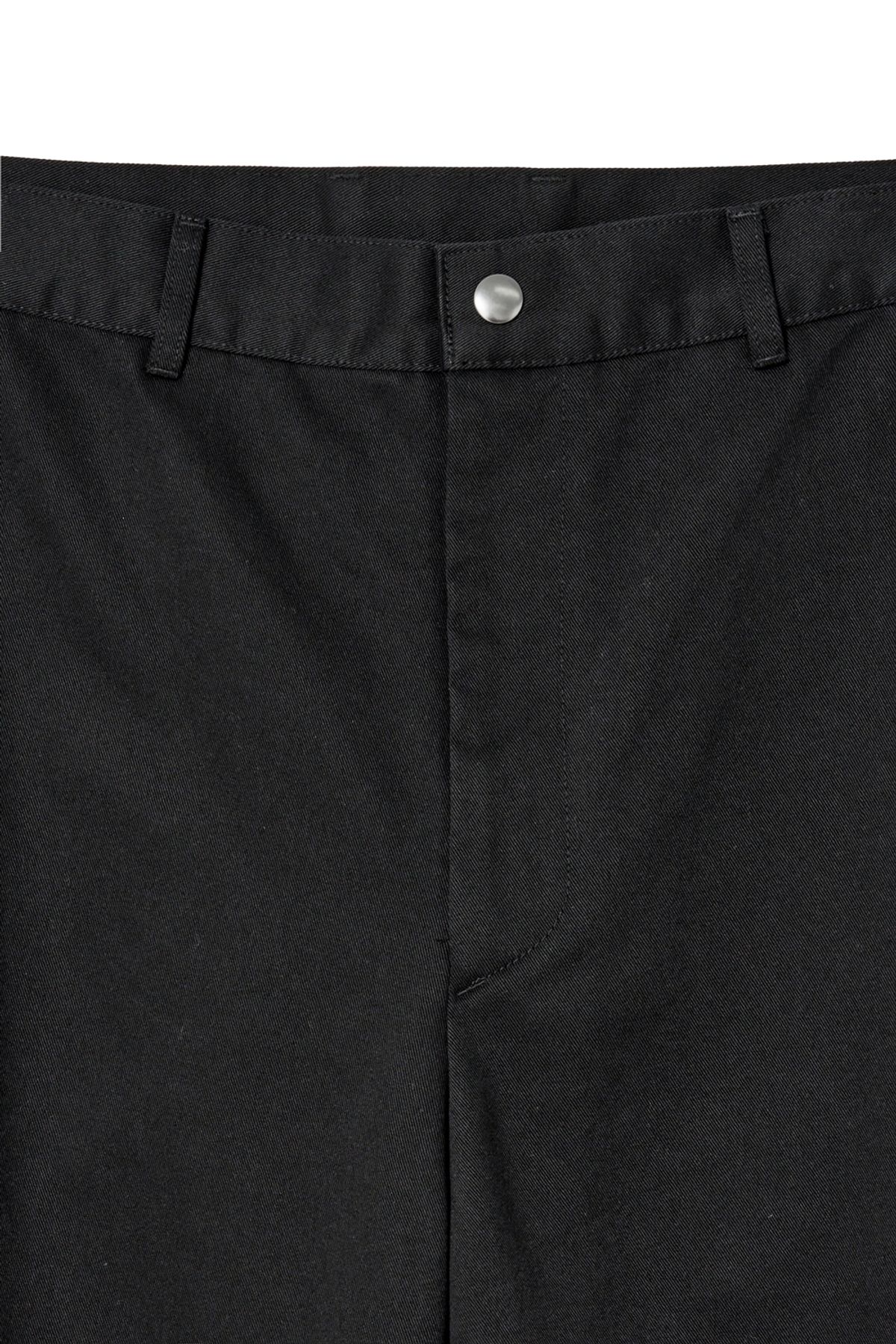 해칭룸(HATCHINGROOM) Curve Chino Pants Black
