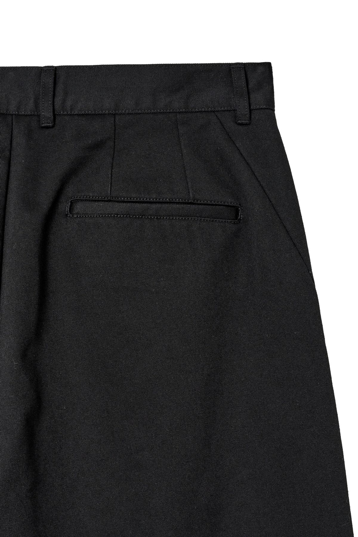 해칭룸(HATCHINGROOM) Curve Chino Pants Black