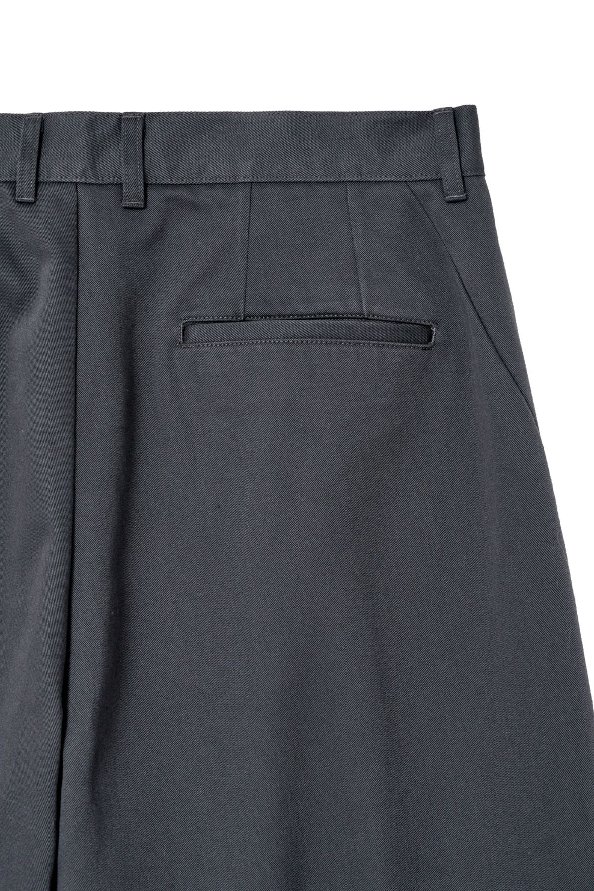 해칭룸(HATCHINGROOM) Curve Chino Pants Blue Charcoal