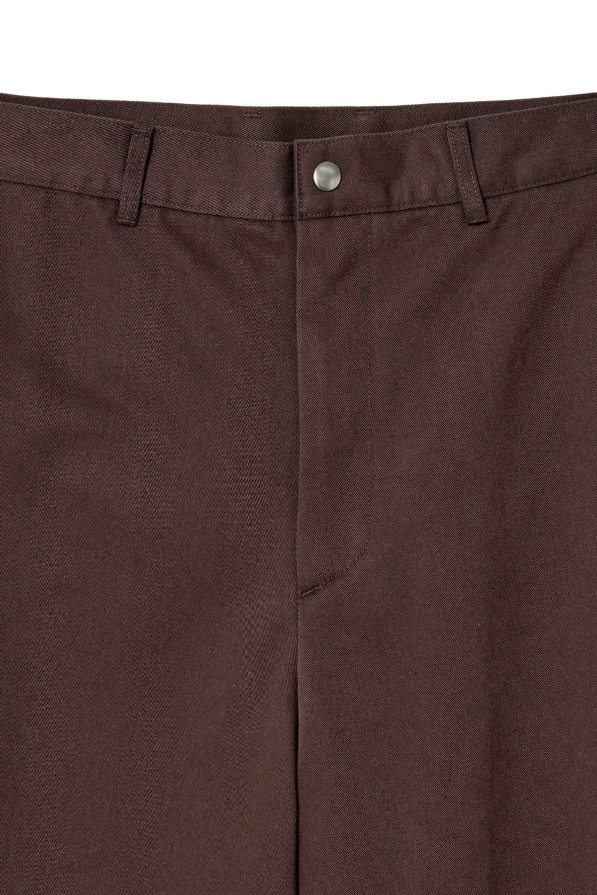 해칭룸(HATCHINGROOM) Curve Chino Pants Dark Burgundy