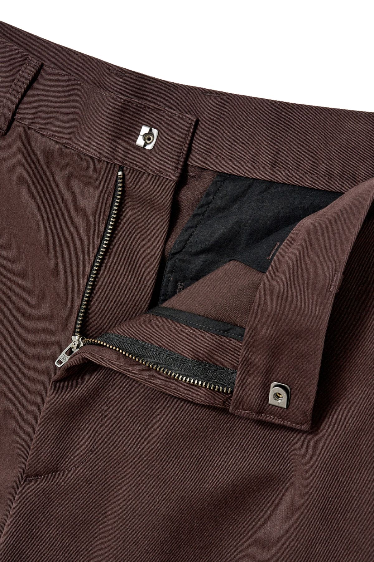 해칭룸(HATCHINGROOM) Curve Chino Pants Dark Burgundy