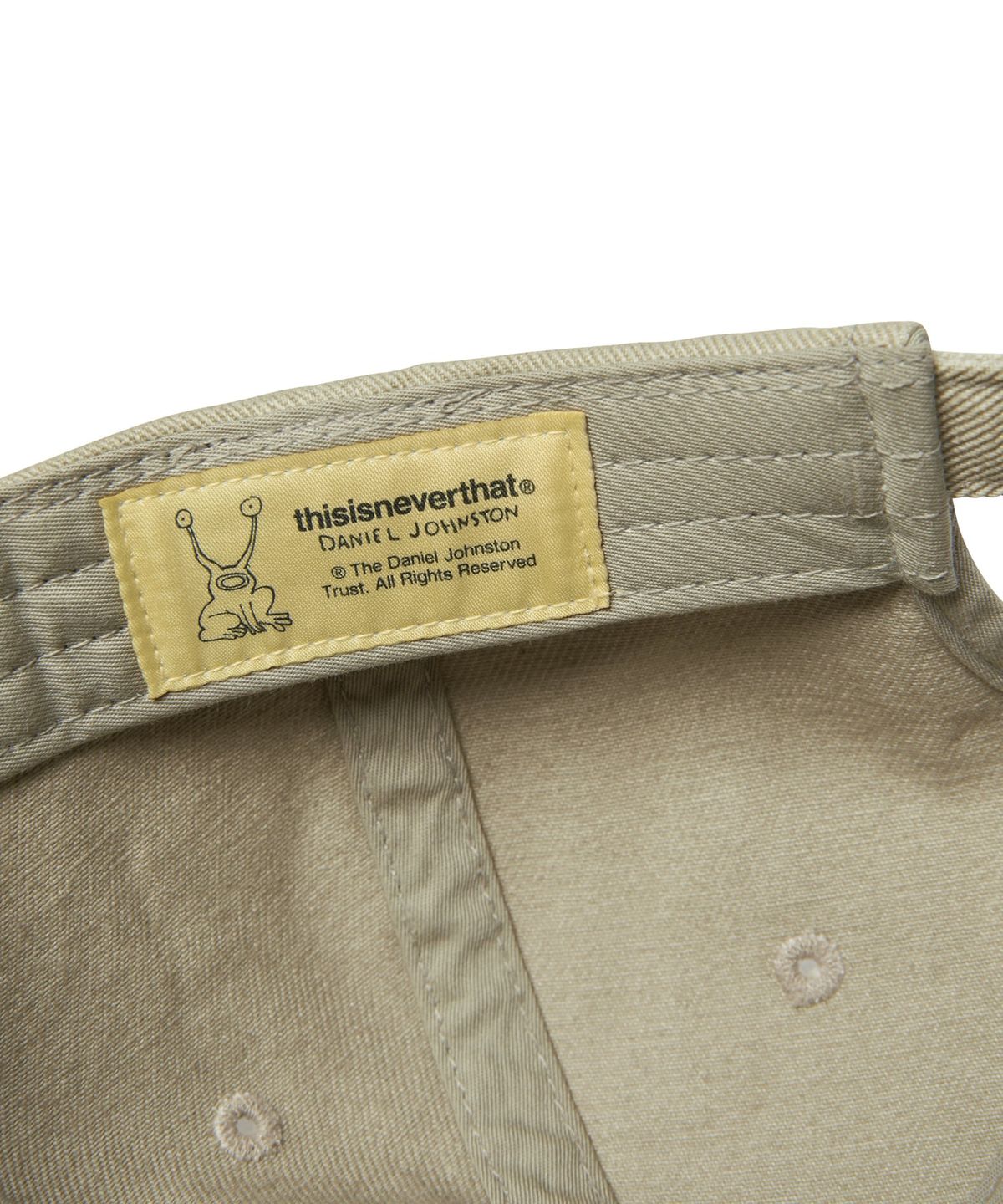디스이즈네버댓(THISISNEVERTHAT) TNT Daniel Johnston Frog Cap Khaki
