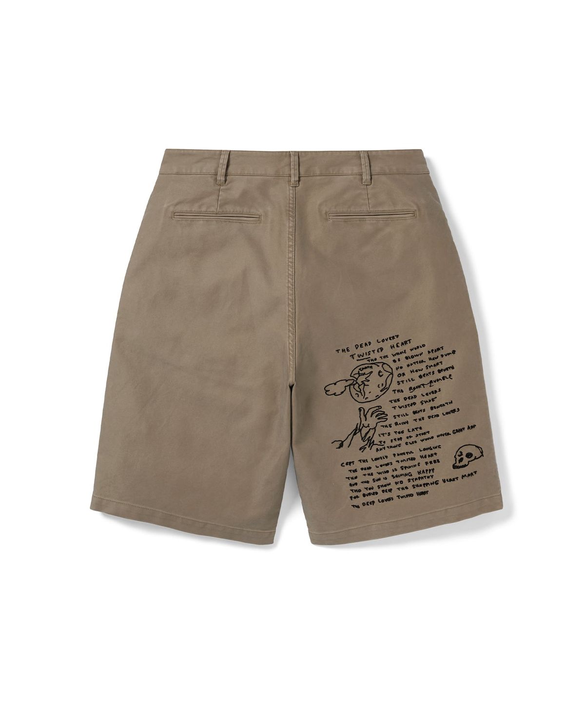 디스이즈네버댓(THISISNEVERTHAT) TNT Daniel Johnston Washed Short Khaki