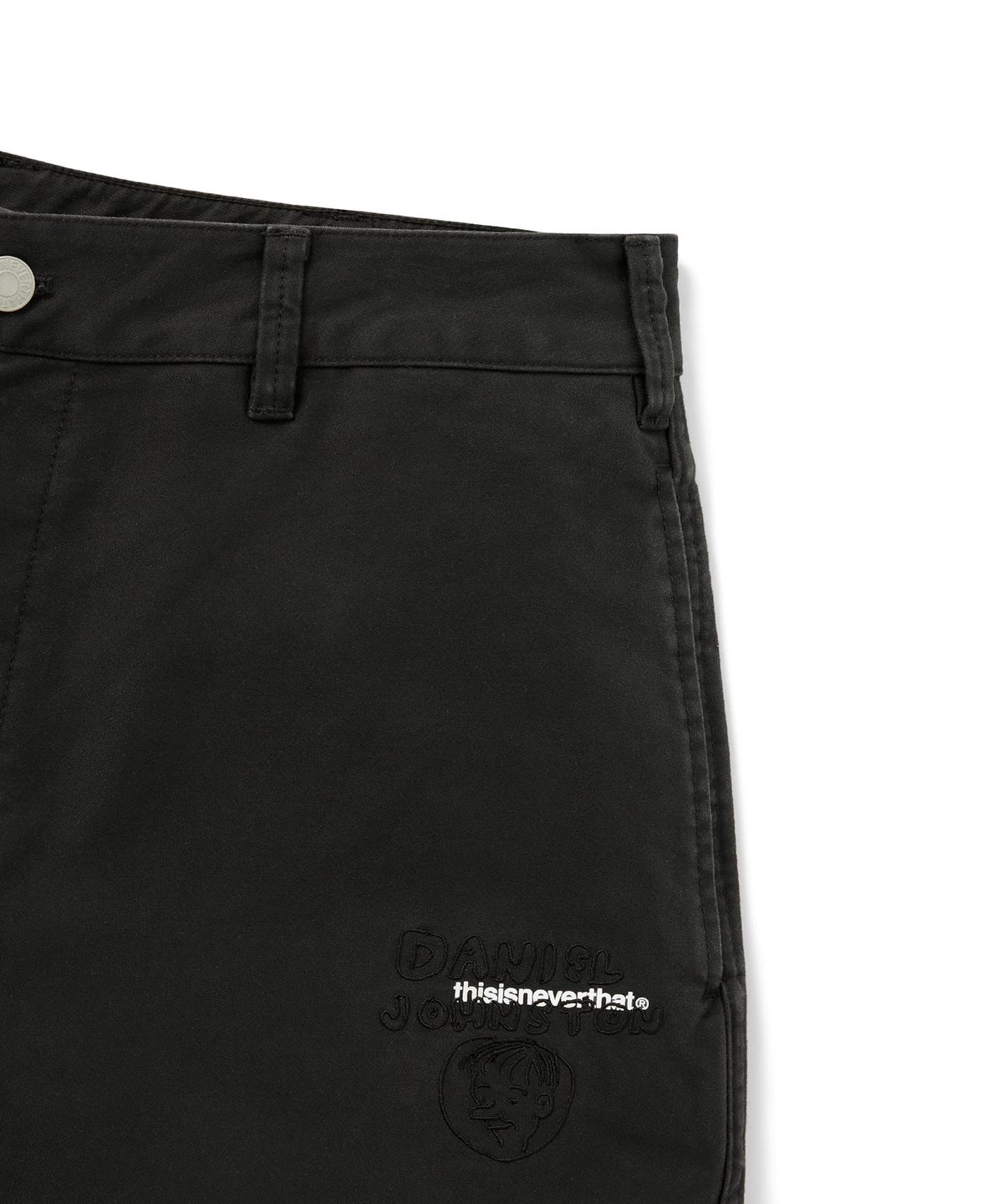 디스이즈네버댓(THISISNEVERTHAT) TNT Daniel Johnston Washed Short Black