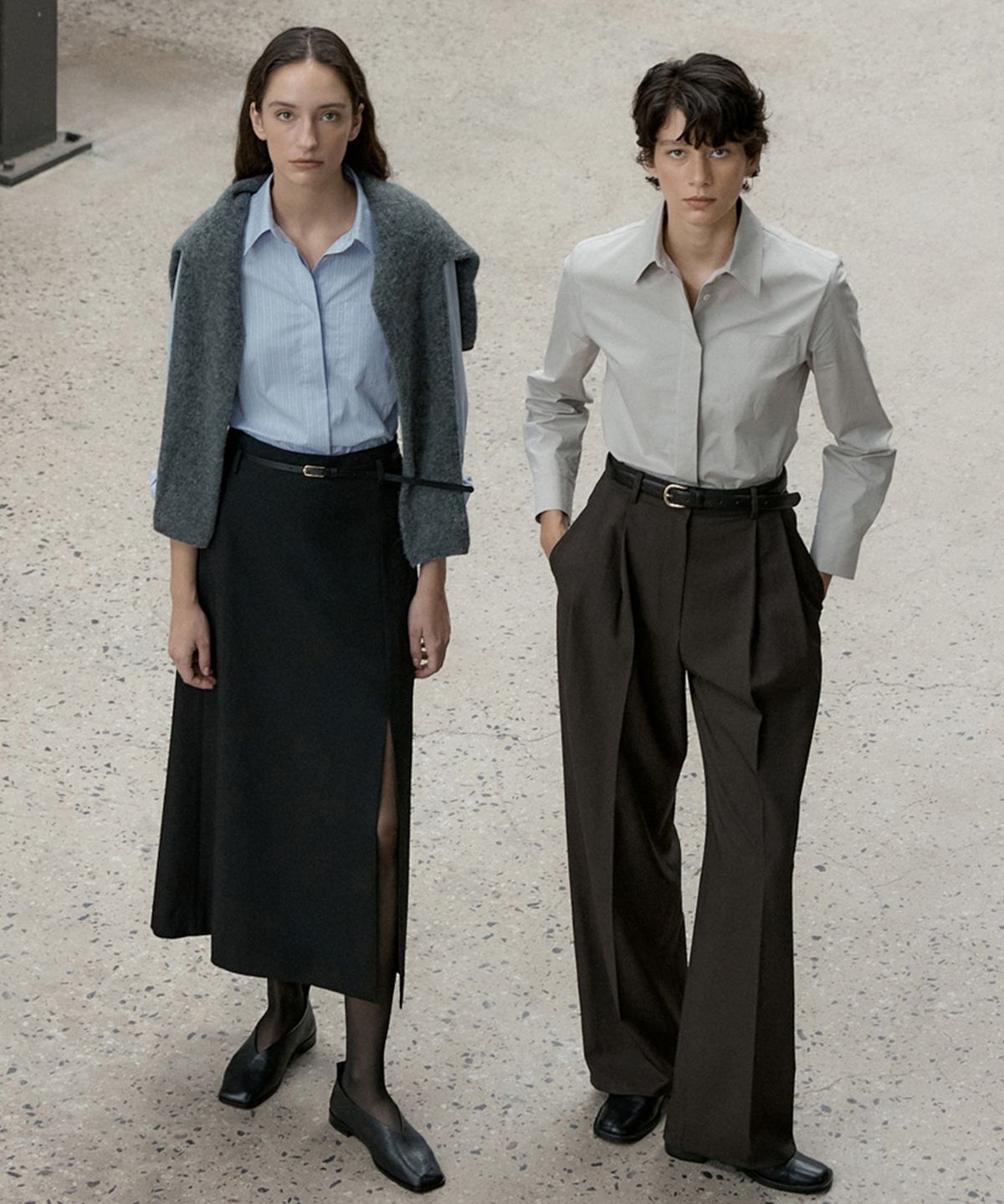 오떼뜨(OCTETTE) MINIMAL COTTON SHIRTS_3COLOR