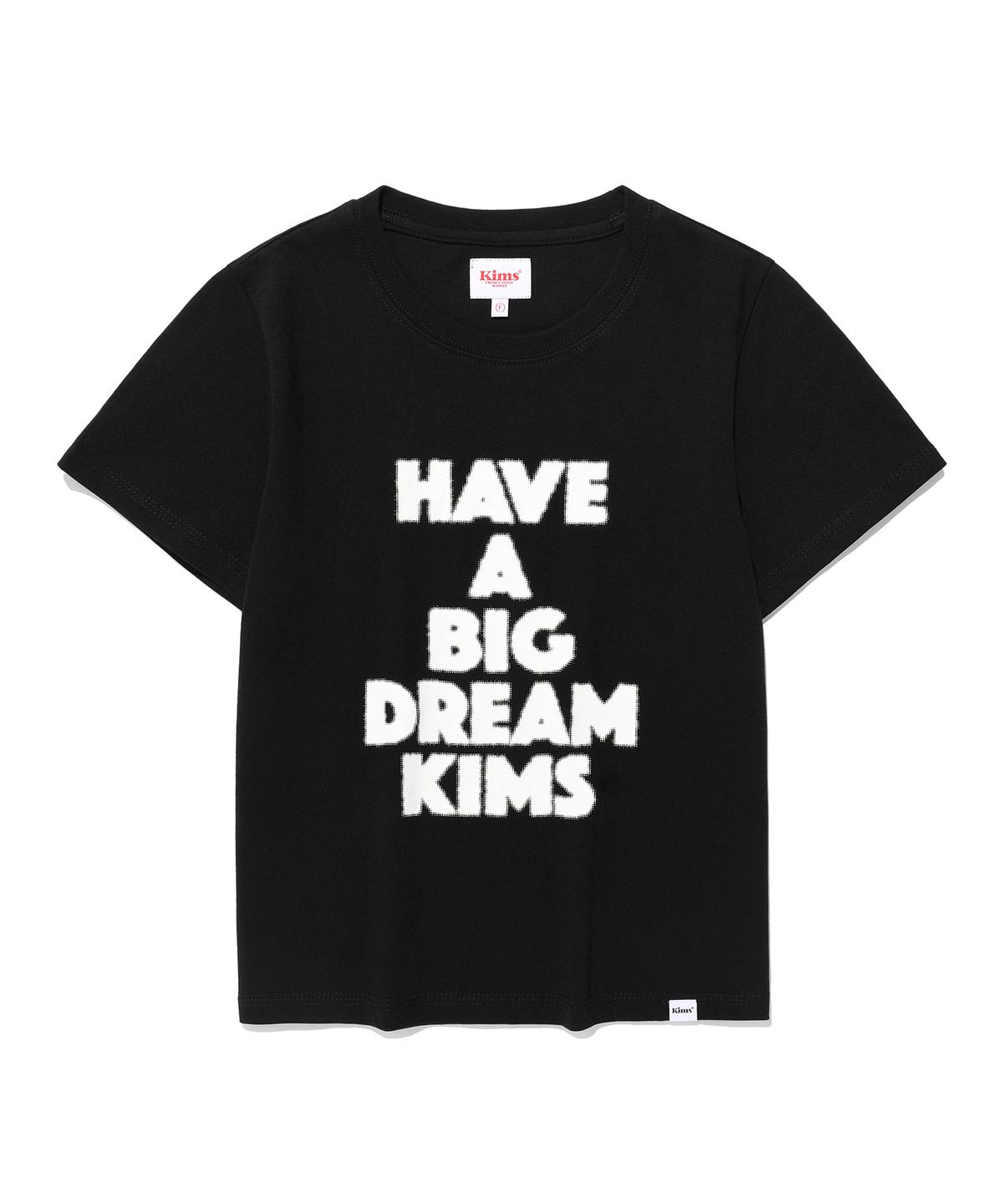 킴스 프레시 코튼 마켓(KIMS FRESH COTTON MARKET) (Unisex) Big Dream Tee Black