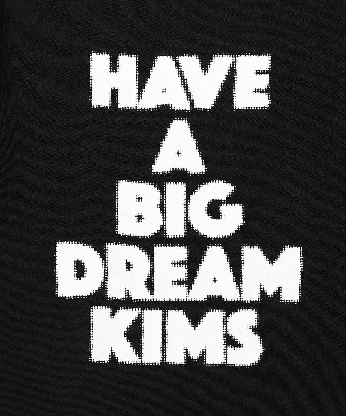 킴스 프레시 코튼 마켓(KIMS FRESH COTTON MARKET) (Unisex) Big Dream Tee Black