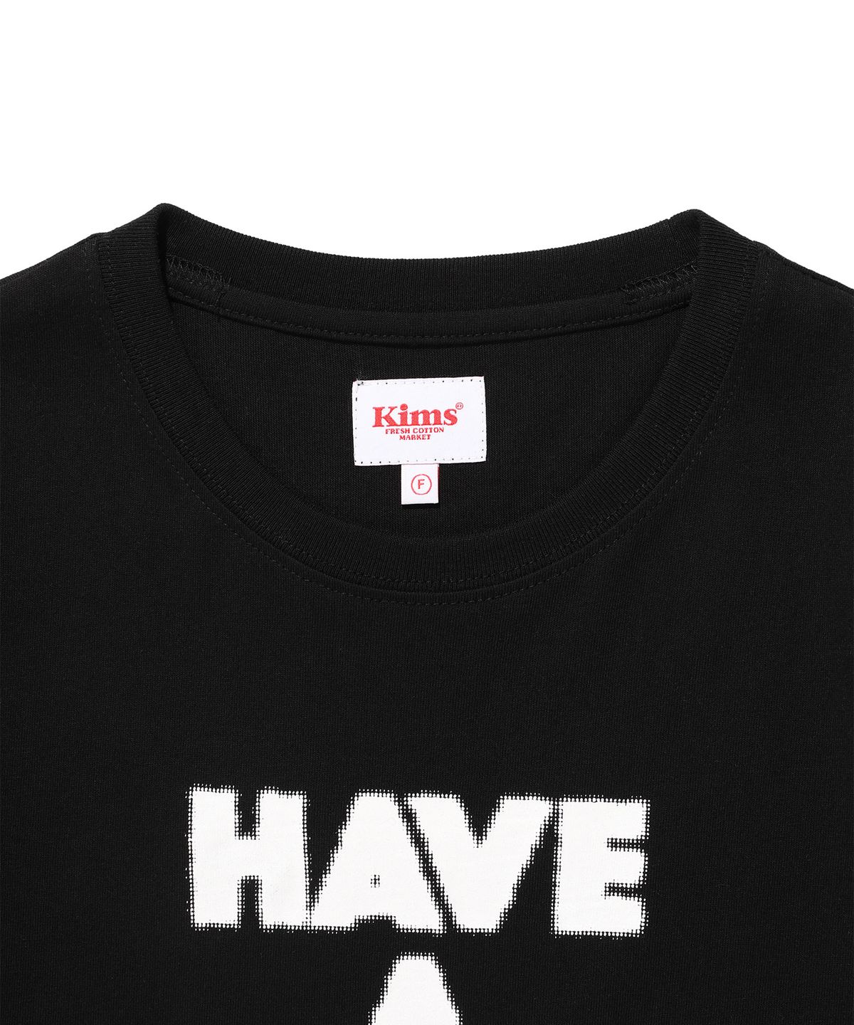 킴스 프레시 코튼 마켓(KIMS FRESH COTTON MARKET) (Unisex) Big Dream Tee Black