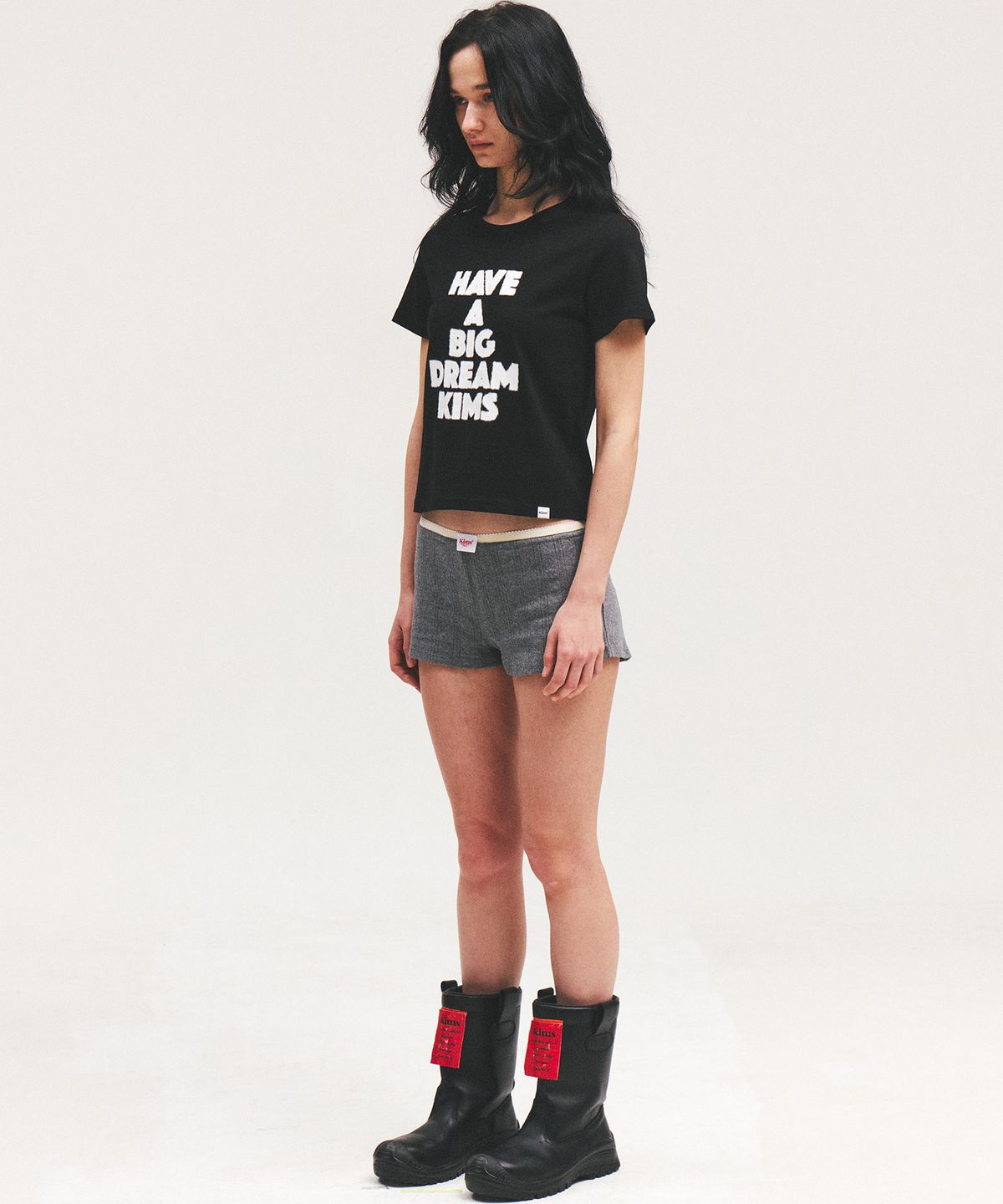 킴스 프레시 코튼 마켓(KIMS FRESH COTTON MARKET) (Unisex) Big Dream Tee Black
