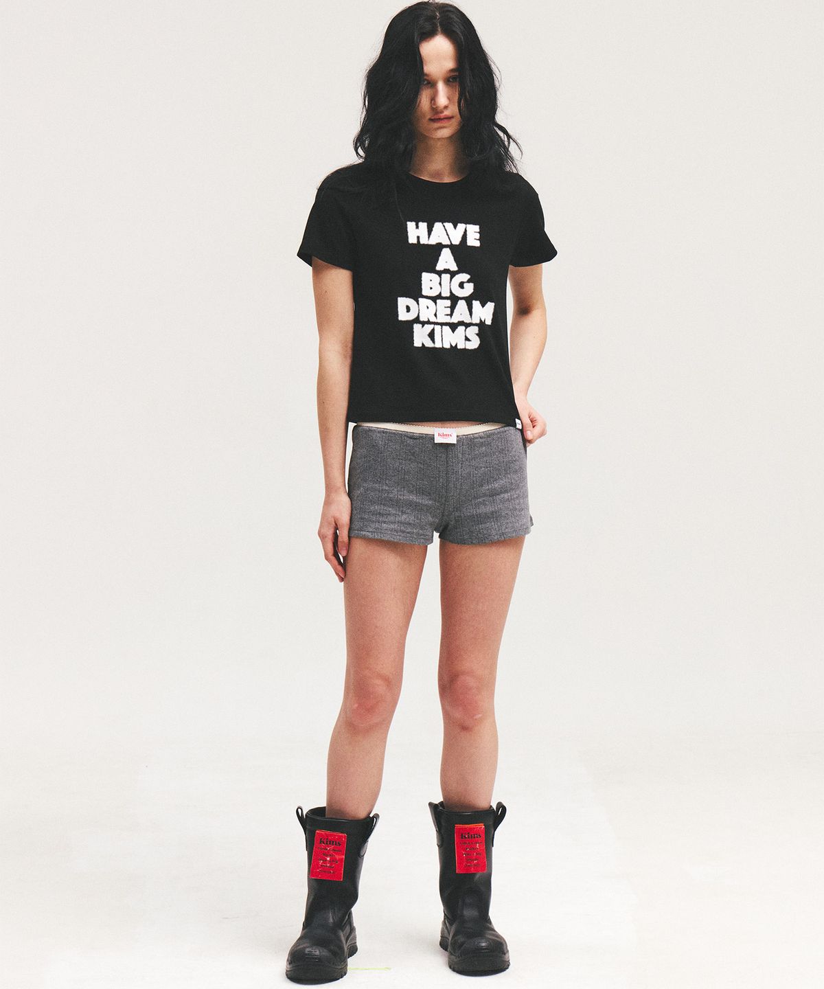 킴스 프레시 코튼 마켓(KIMS FRESH COTTON MARKET) (Unisex) Big Dream Tee Black