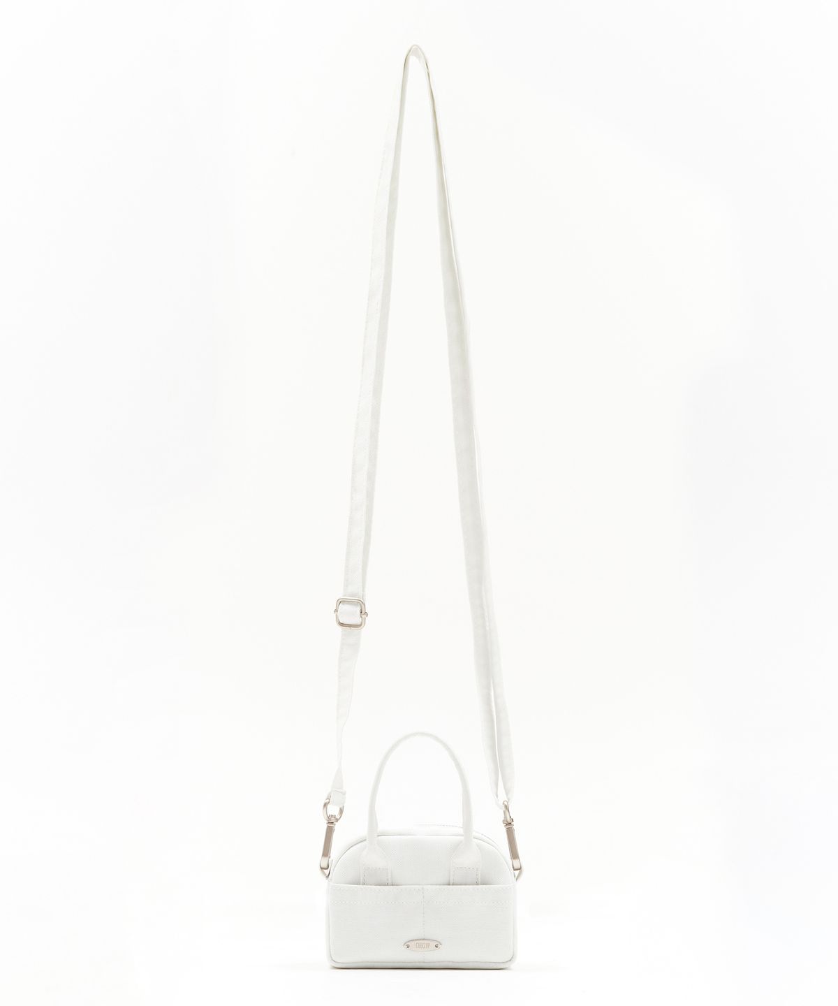 큐클리프(CUECLYP) [Hidden Worker] Mini Bowling Bag (White)