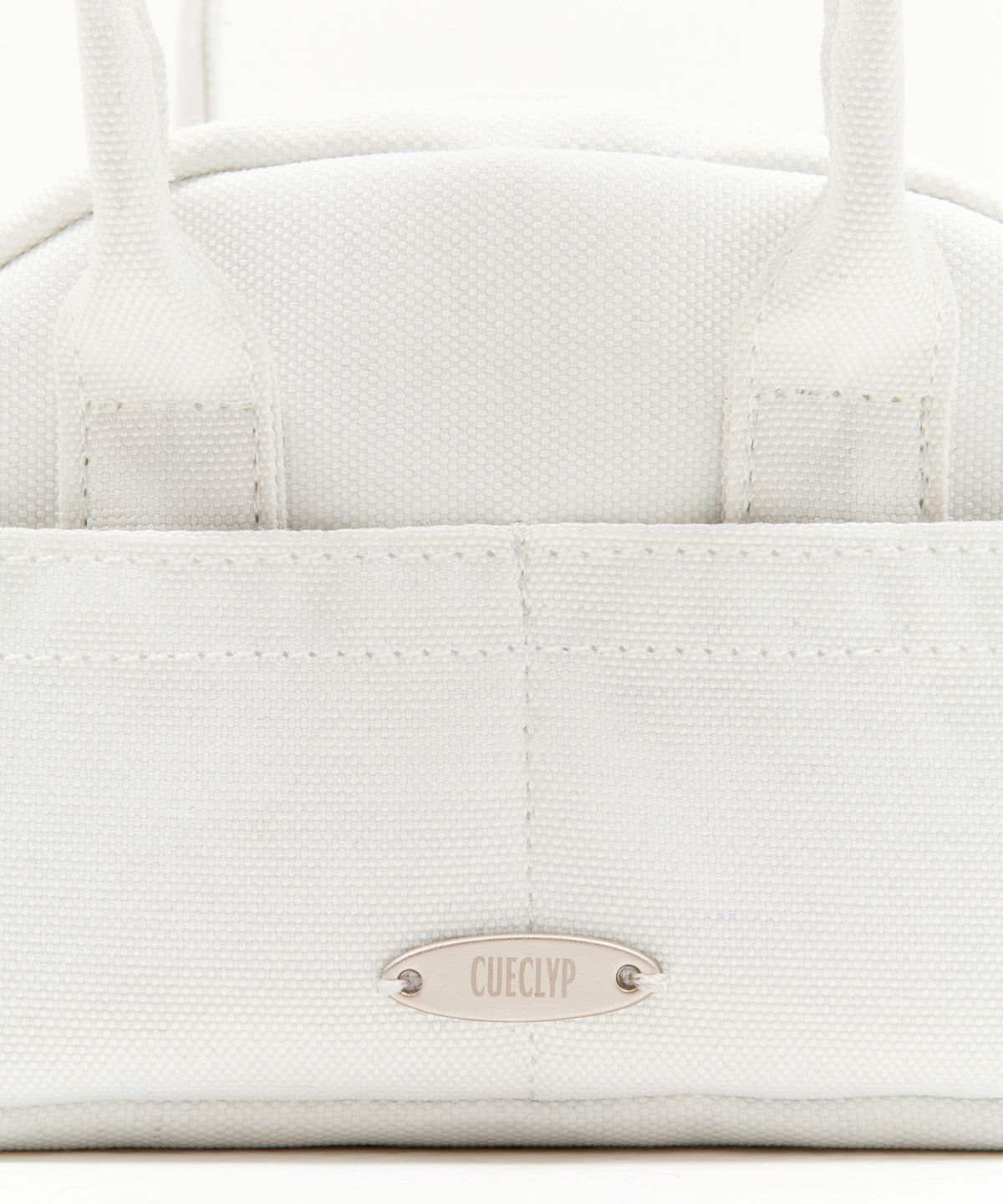 큐클리프(CUECLYP) [Hidden Worker] Mini Bowling Bag (White)